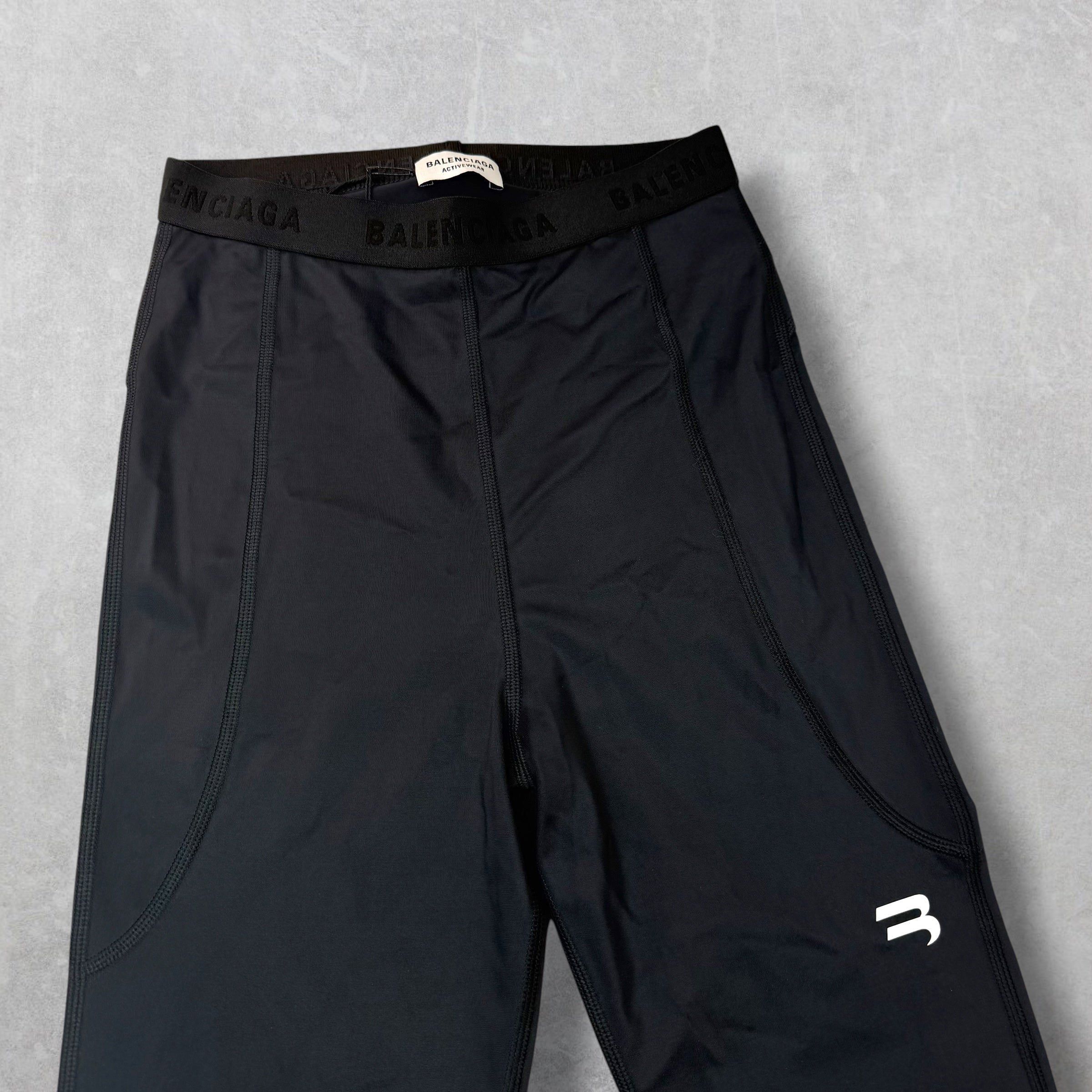 Balenciaga Balenciaga Sports Tech Logo Leggings XS Size ONE SIZE - 3 Thumbnail