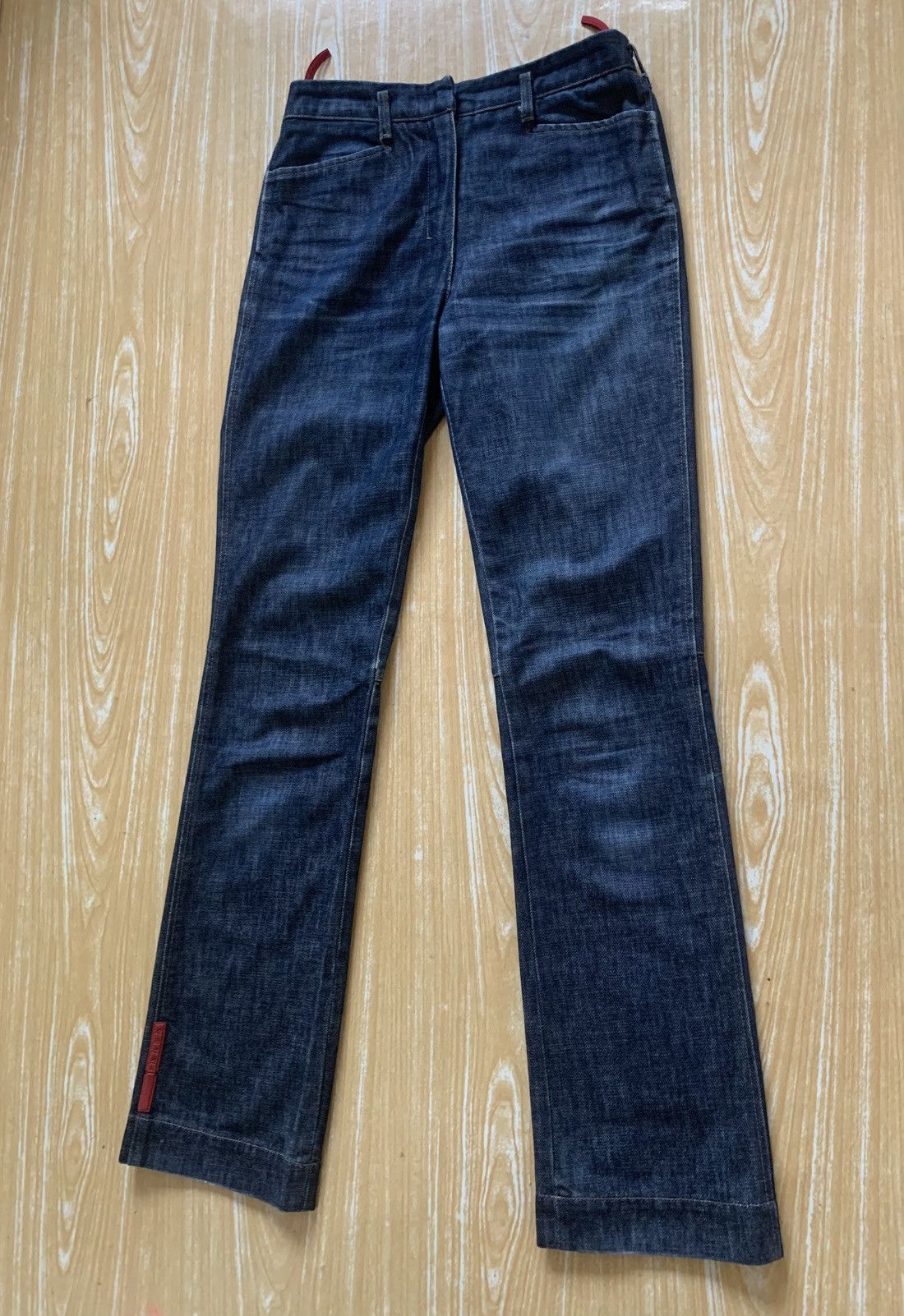 Prada Prada Snap Buttons Blue Jeans (RN 98339-CA 34767) Size 27" / US 4 / IT 40 - 4 Thumbnail