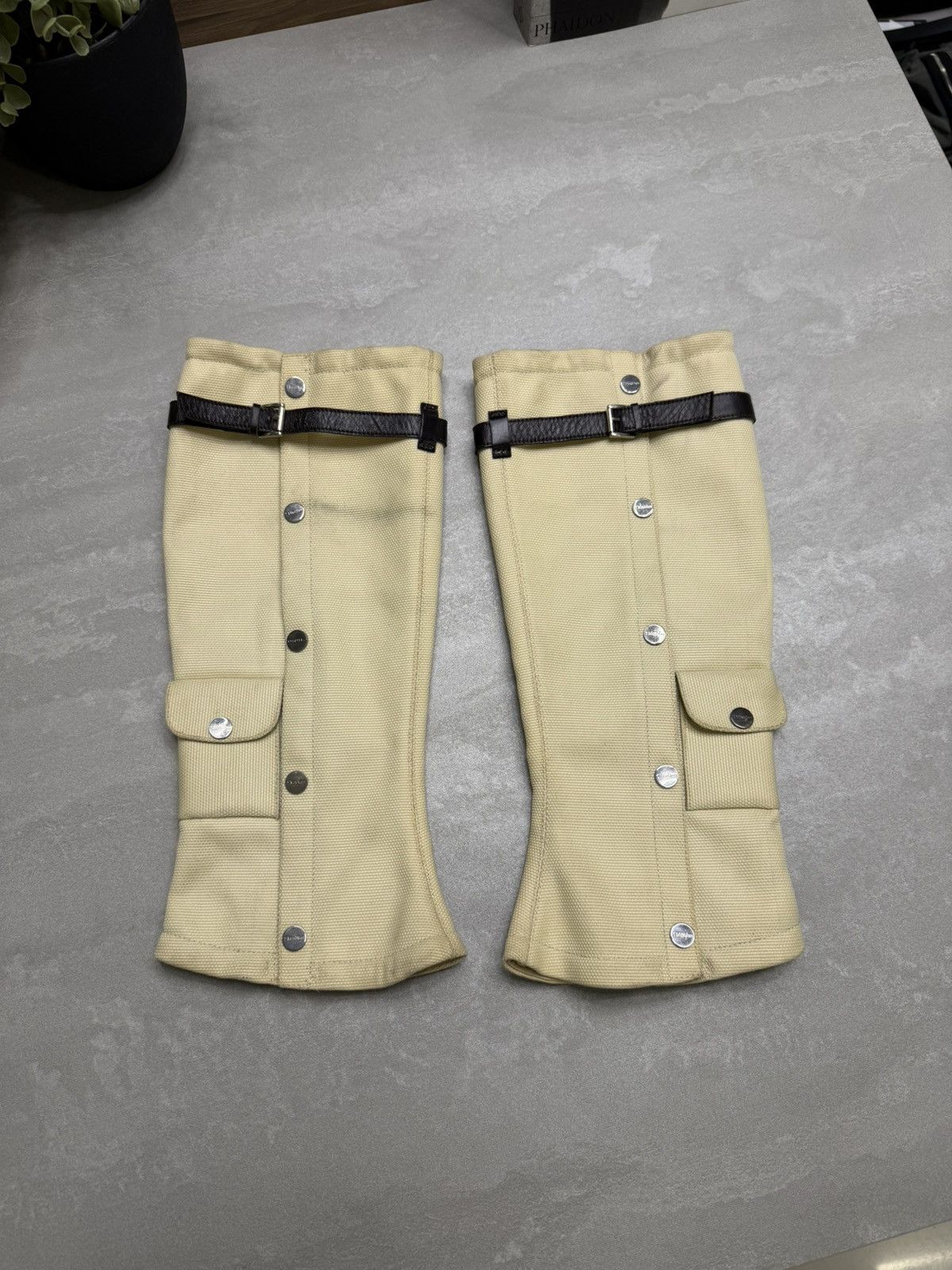 Max Mara S Max Mara beige gaiters leggings size M Size ONE SIZE - 1 Thumbnail