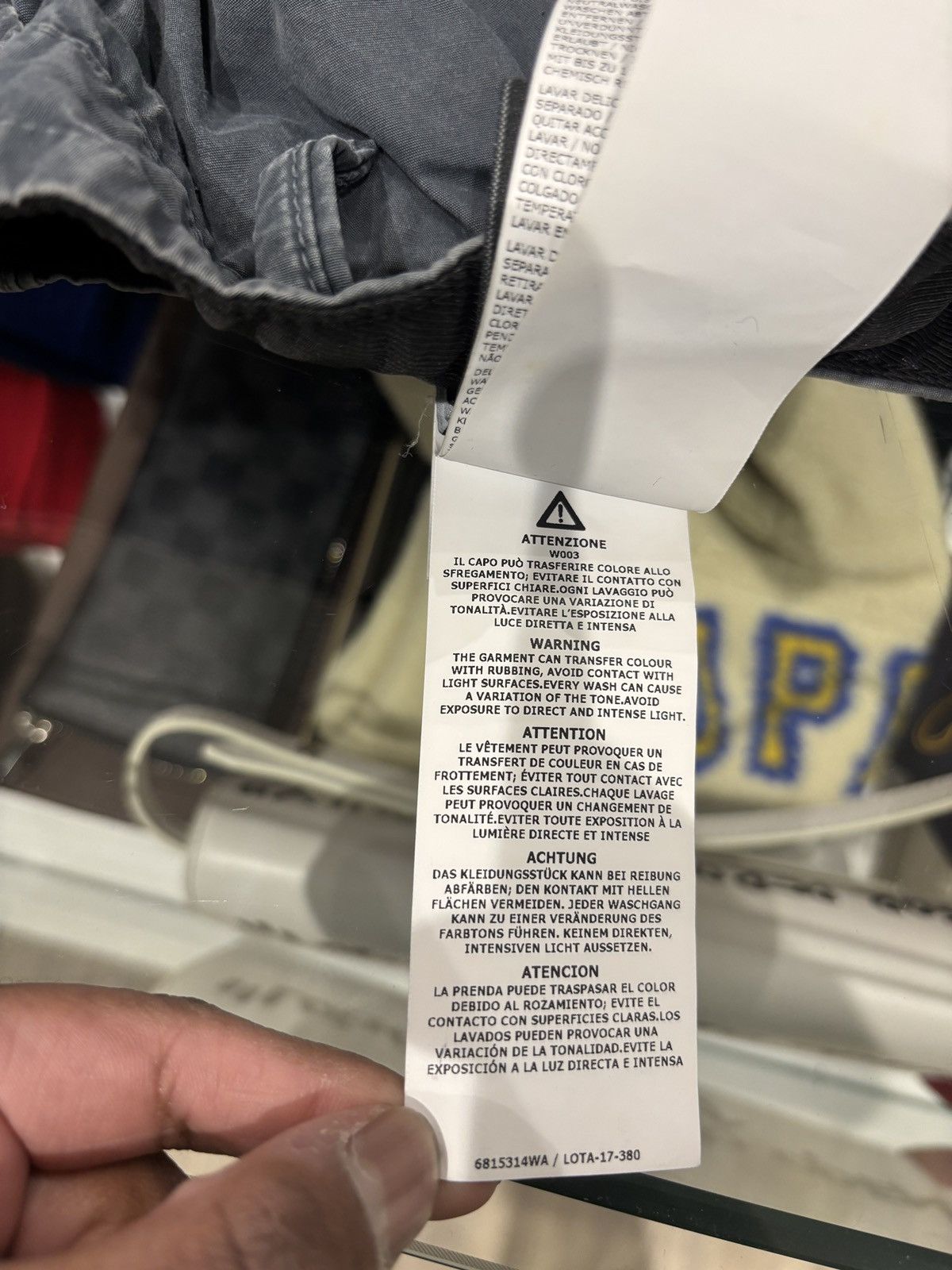 Stone Island Stone Island Wash Grey Cargo Pants Size: 31 Size US 31 - 8 Thumbnail