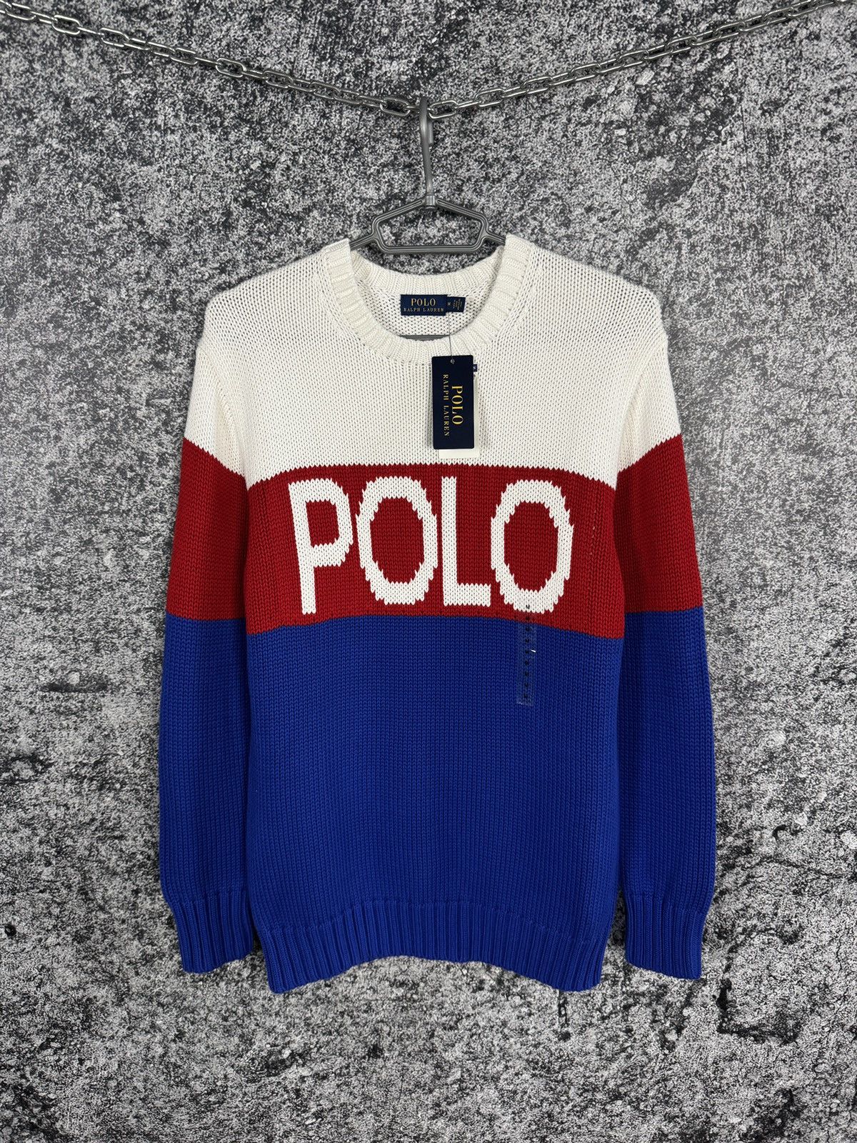 Polo Ralph Lauren Men’s Polo Ralph Lauren Knit Crew Sweater Big Logo Size M Size US M / EU 48-50 / 2 - 1 Thumbnail