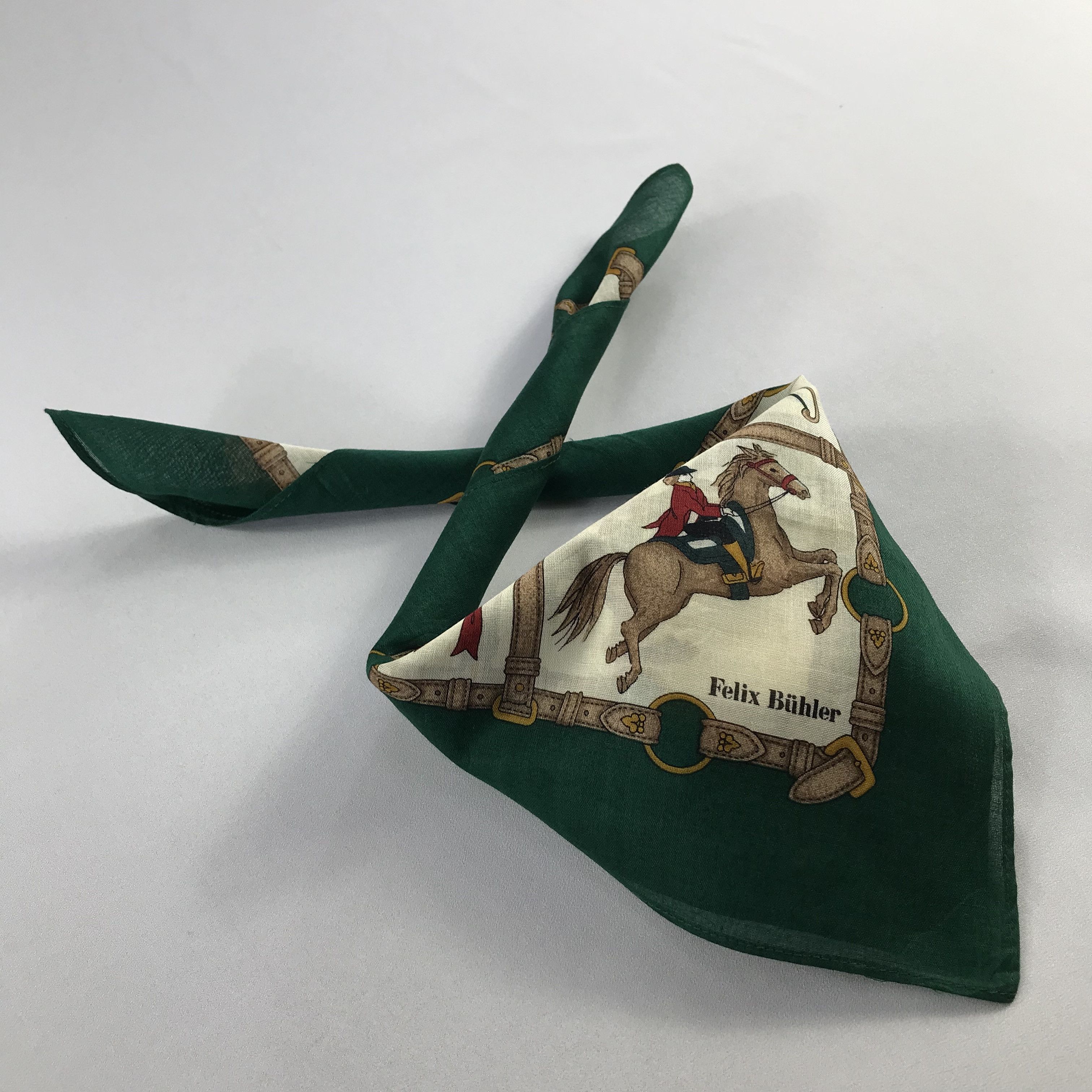 Vintage Felix Buhler Handkerchief / Bandana / Neckerchief C733 Size ONE SIZE - 2 Thumbnail