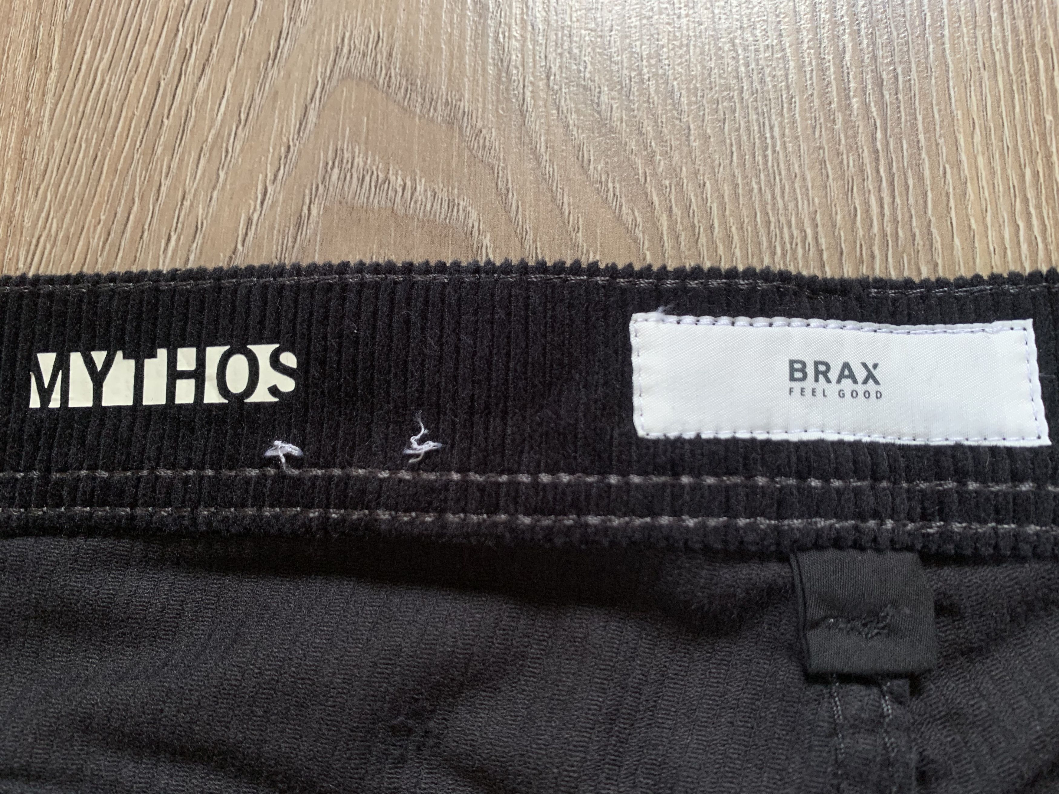 BRAX Brax Cooper Corduroy Vevet Black Men's Pants Size US 44 / EU 60 - 9 Thumbnail