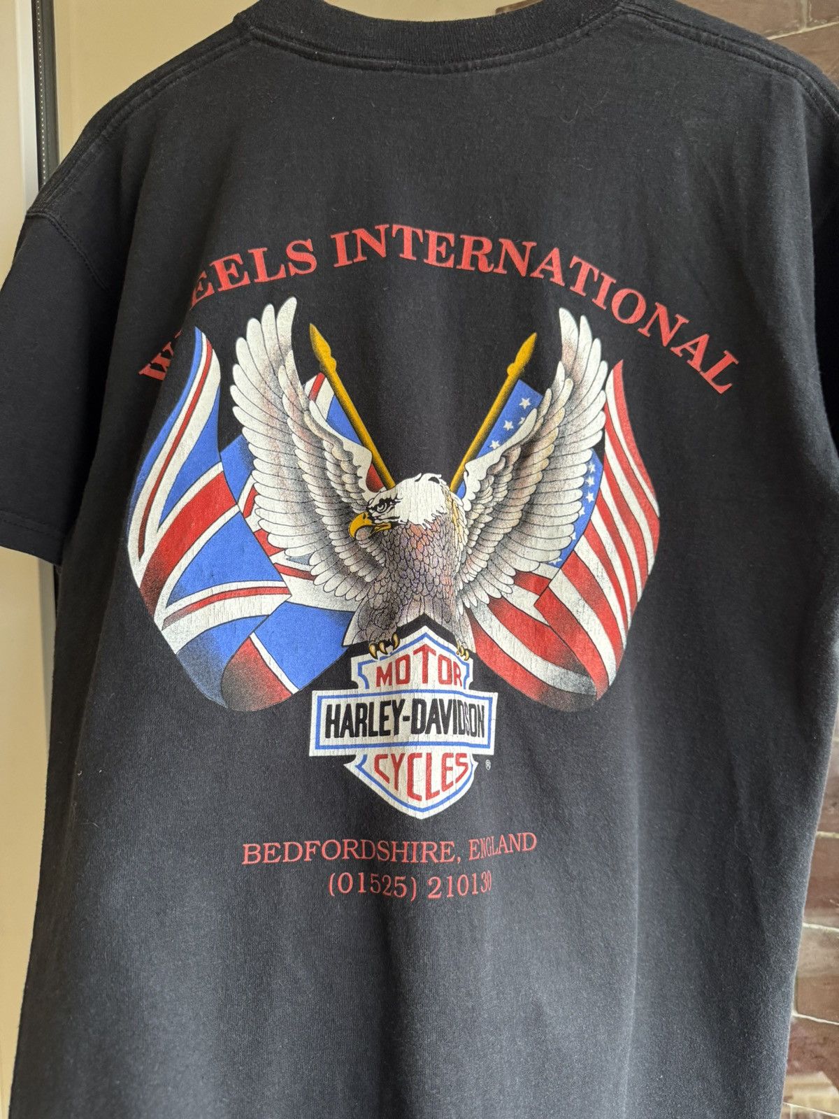 Harley Davidson 🇺🇸Vintage Harley Davidson made in USA tshirt Eange Logo Size US XL / EU 56 / 4 - 16 Thumbnail