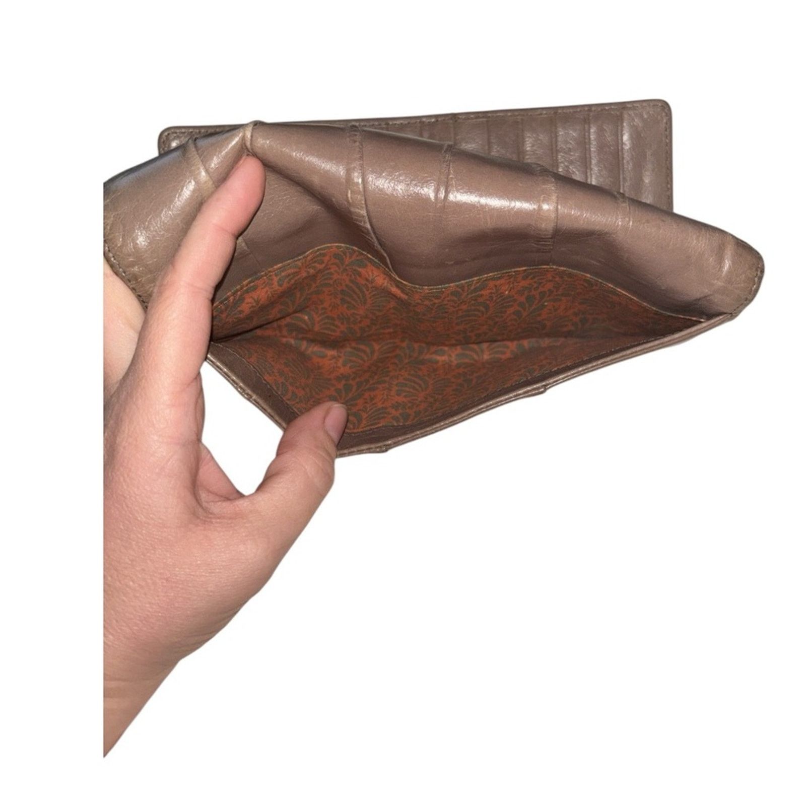 Hobo Hobo International Brown Leather Long Wallet Size ONE SIZE - 4 Thumbnail