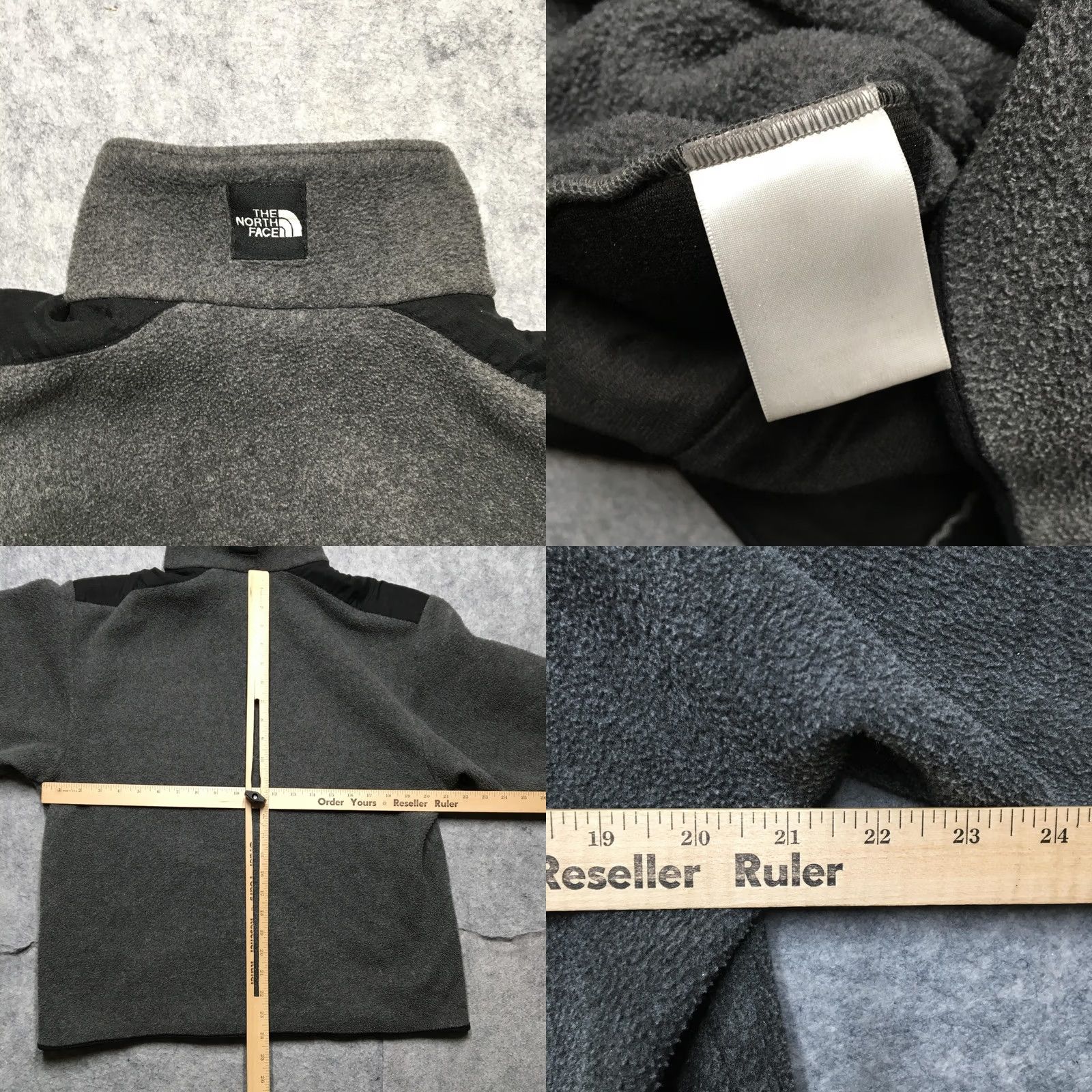 The North Face VINTAGE The North Face Jacket Mens L Gray Fleece Full Zip Made in USA 90s Size US L / EU 52-54 / 3 - 8 Thumbnail