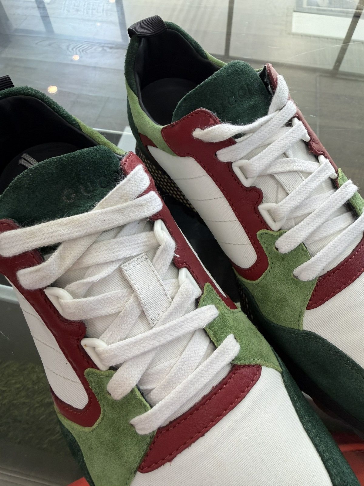 Gucci Suede Leather Trainer Size US 6 / EU 39 - 6 Thumbnail