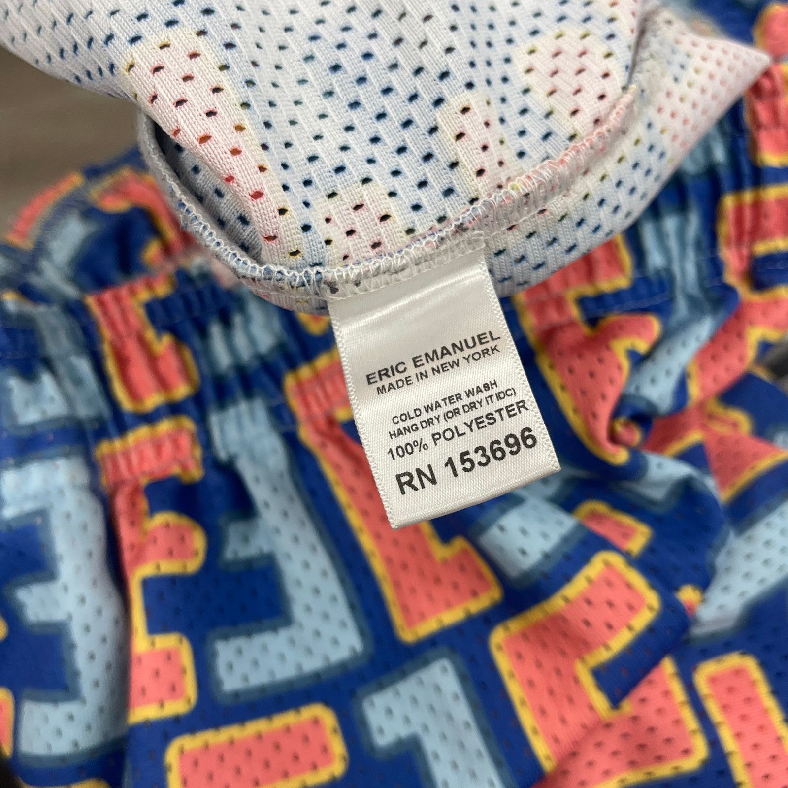 Eric Emanuel Eric Emanuel EE Pattern Basic Shorts Blue Pink Size Large L Size US 30 / EU 46 - 6 Thumbnail