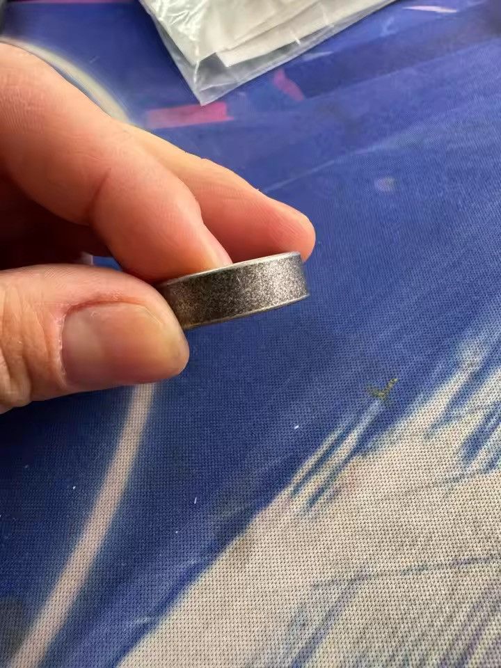 Jewelry Retro Metal 8 mm Antique Distressed Ring ( size 7-13 ) Size ONE SIZE - 1 Thumbnail