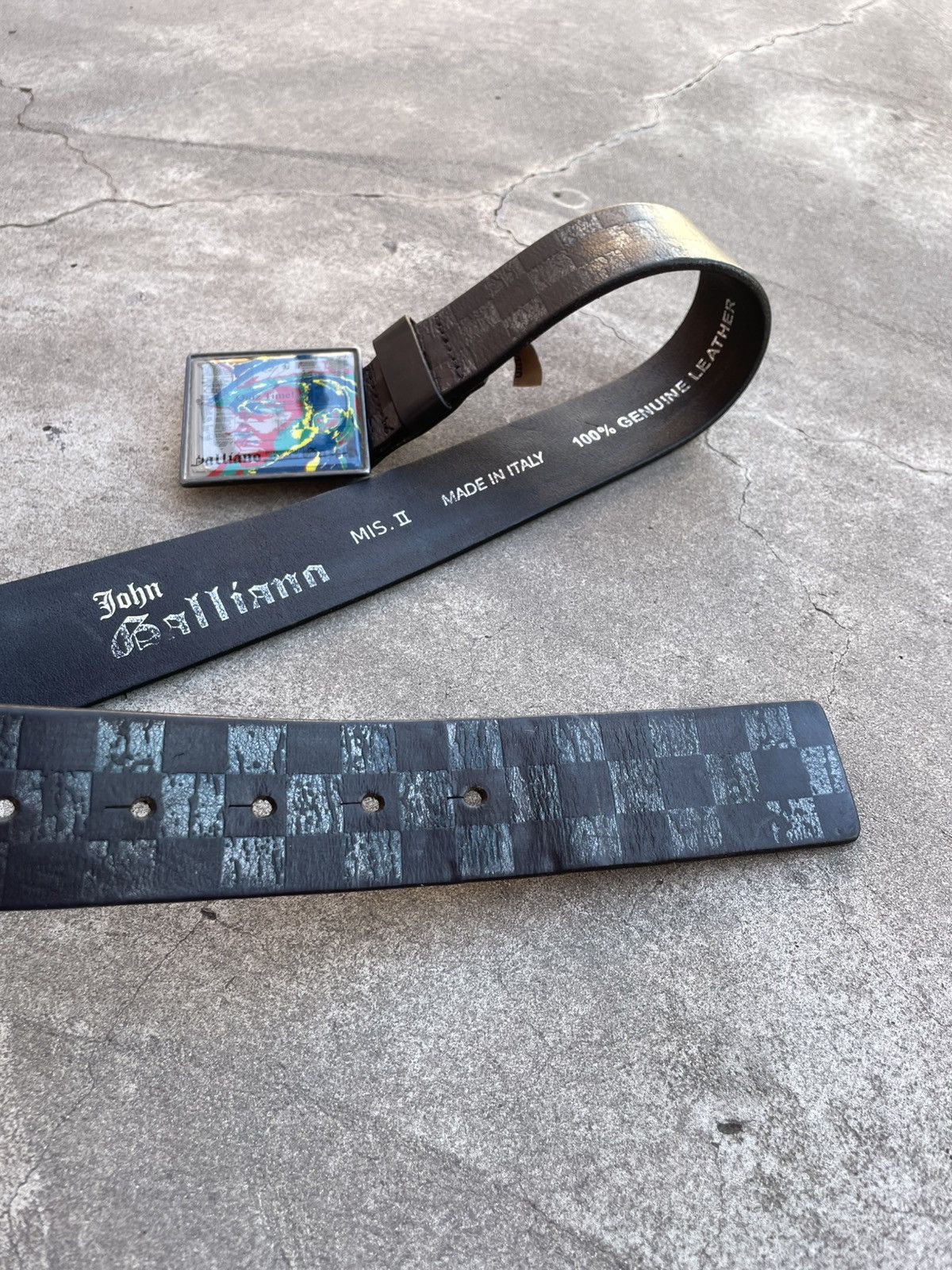 John Galliano John Galliano Leather Belt Size ONE SIZE - 5 Thumbnail