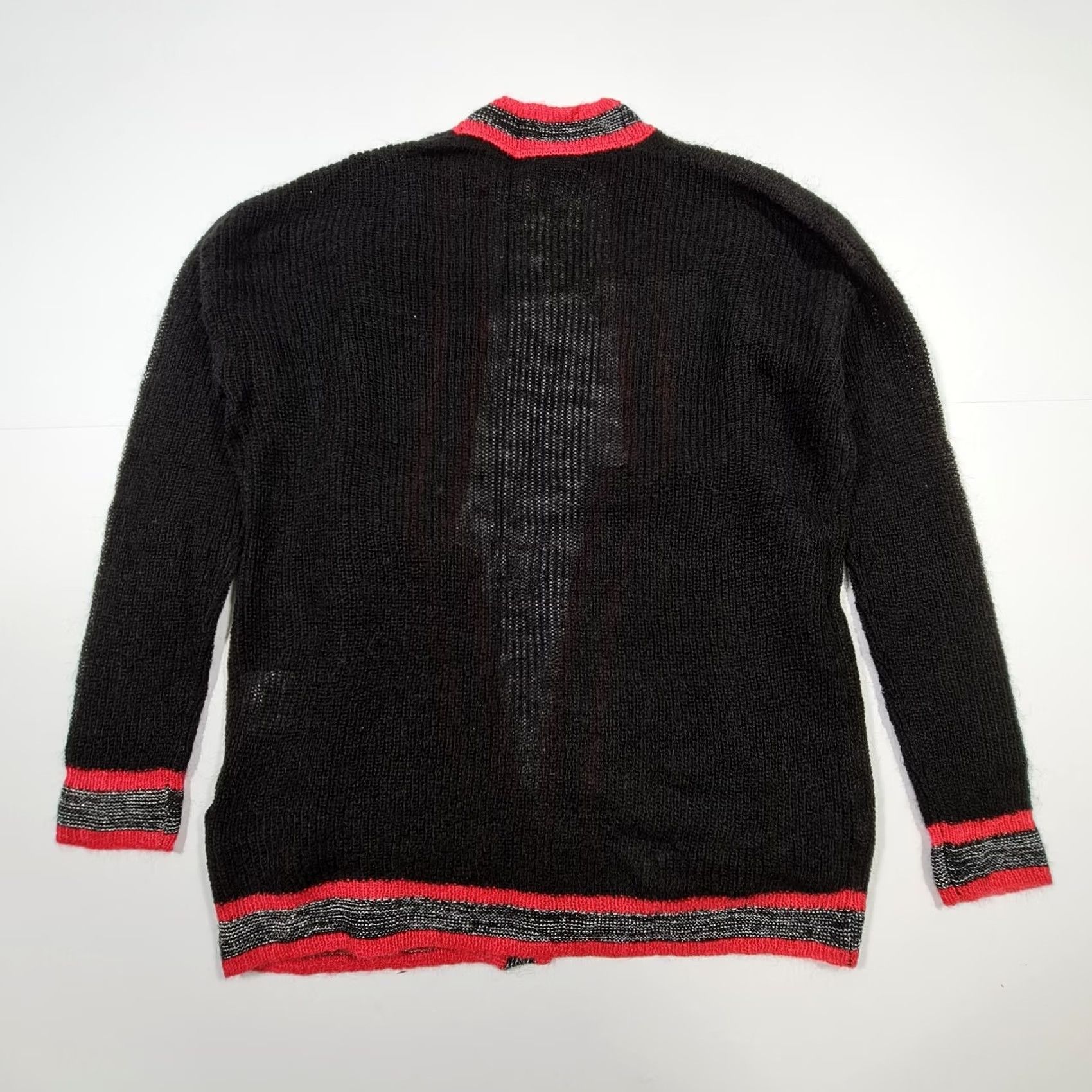 Vintage Teddy Smith Cardigan Womens Black Small Long Sleeve Mohair Knit Open Front Logo Casual Knitwear Gift idea 90s City Holiday Womens Size S / US 4 / IT 40 - 7 Thumbnail