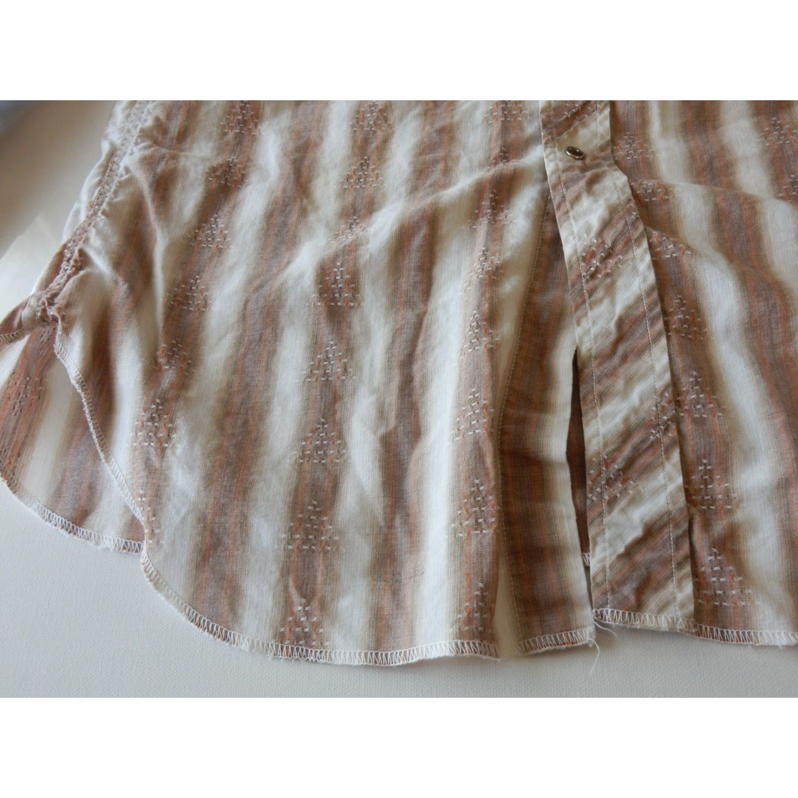 Levi's VTG Levi's Men's Western Shirt Size S Beige Long Sleeve Button-Up Snap 32 50s 60s Dan River Big E Size US S / EU 44-46 / 1 - 2 Thumbnail