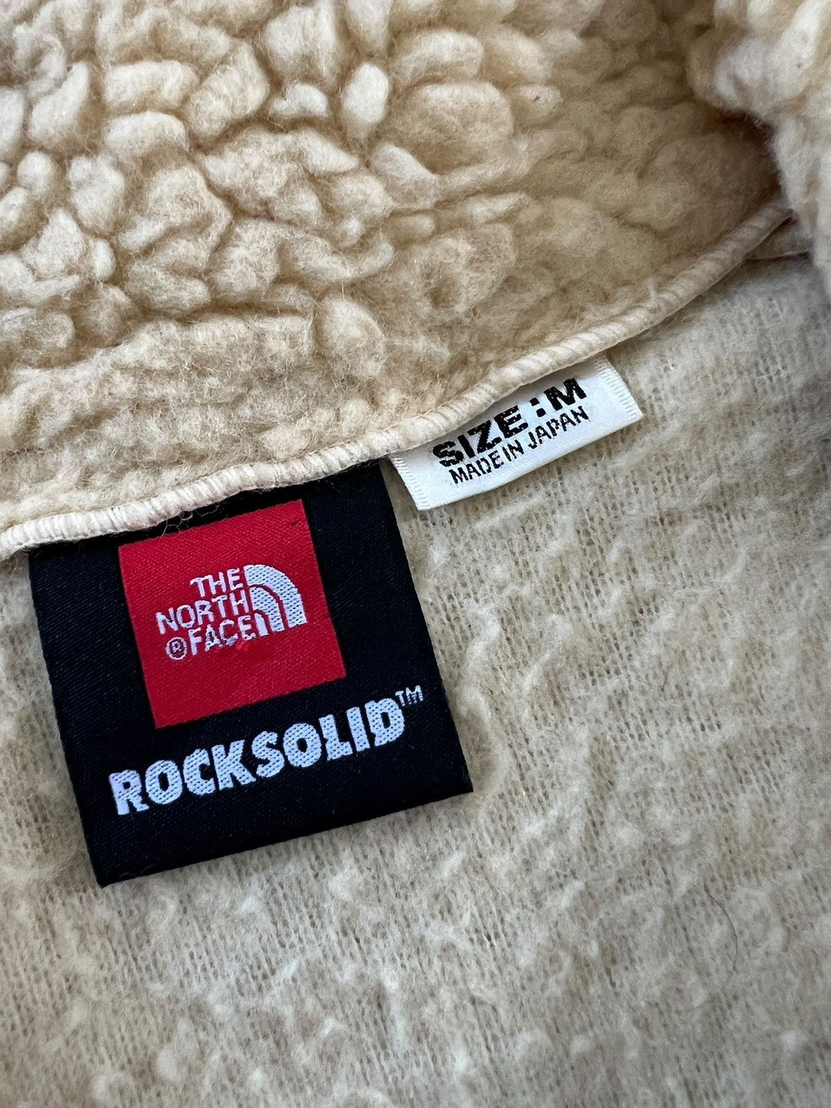 The North Face Vintage 90s TNF Rock Solid Boa Fleece Zipper Jacket Size US M / EU 48-50 / 2 - 8 Thumbnail