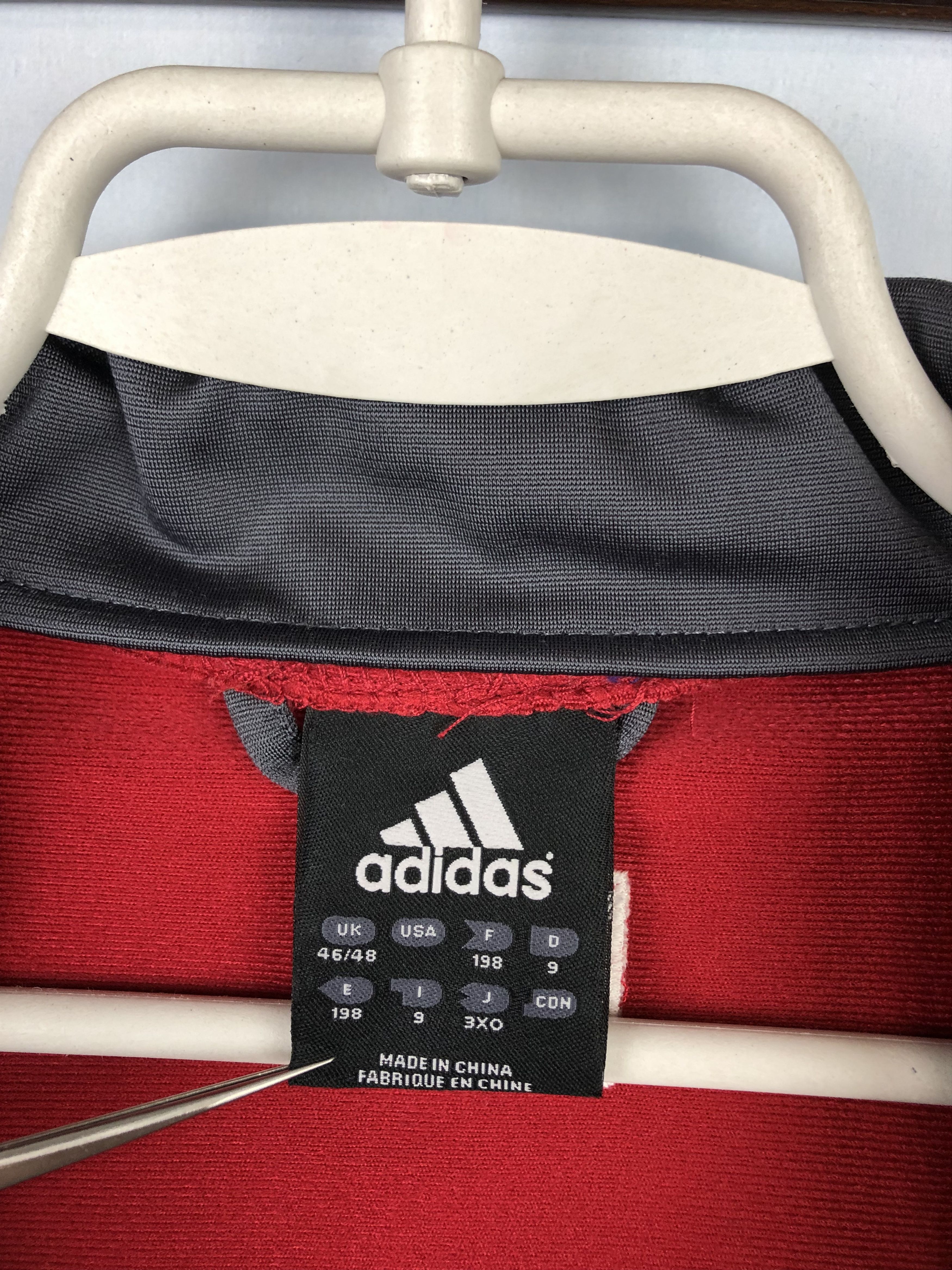 Adidas Vintage Adidas Denmark Football Jacket Soccer Track Top Size US XXL / EU 58 / 5 - 6 Thumbnail