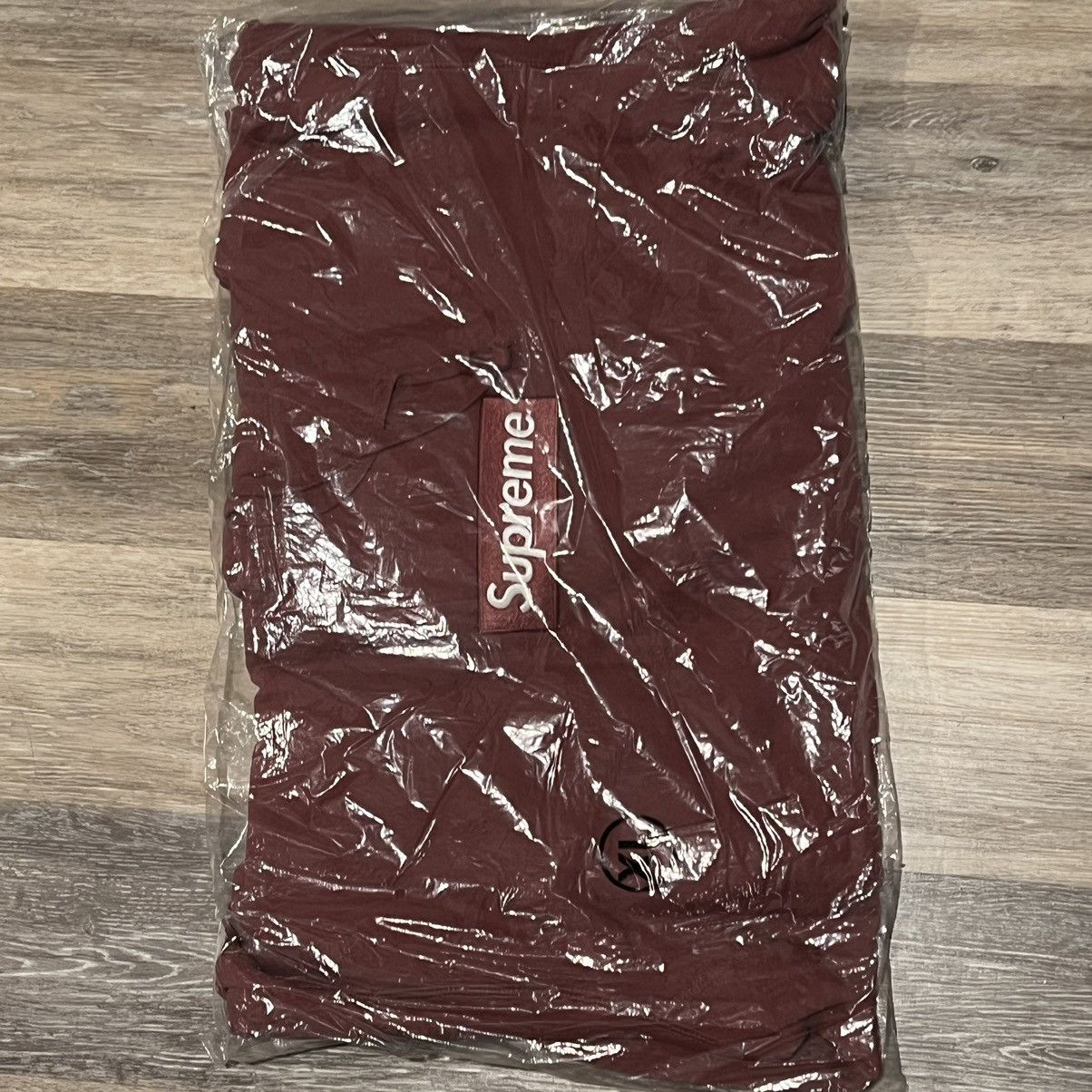 Supreme Supreme Plum Box Logo hoodie Size US XL / EU 56 / 4 - 4 Thumbnail