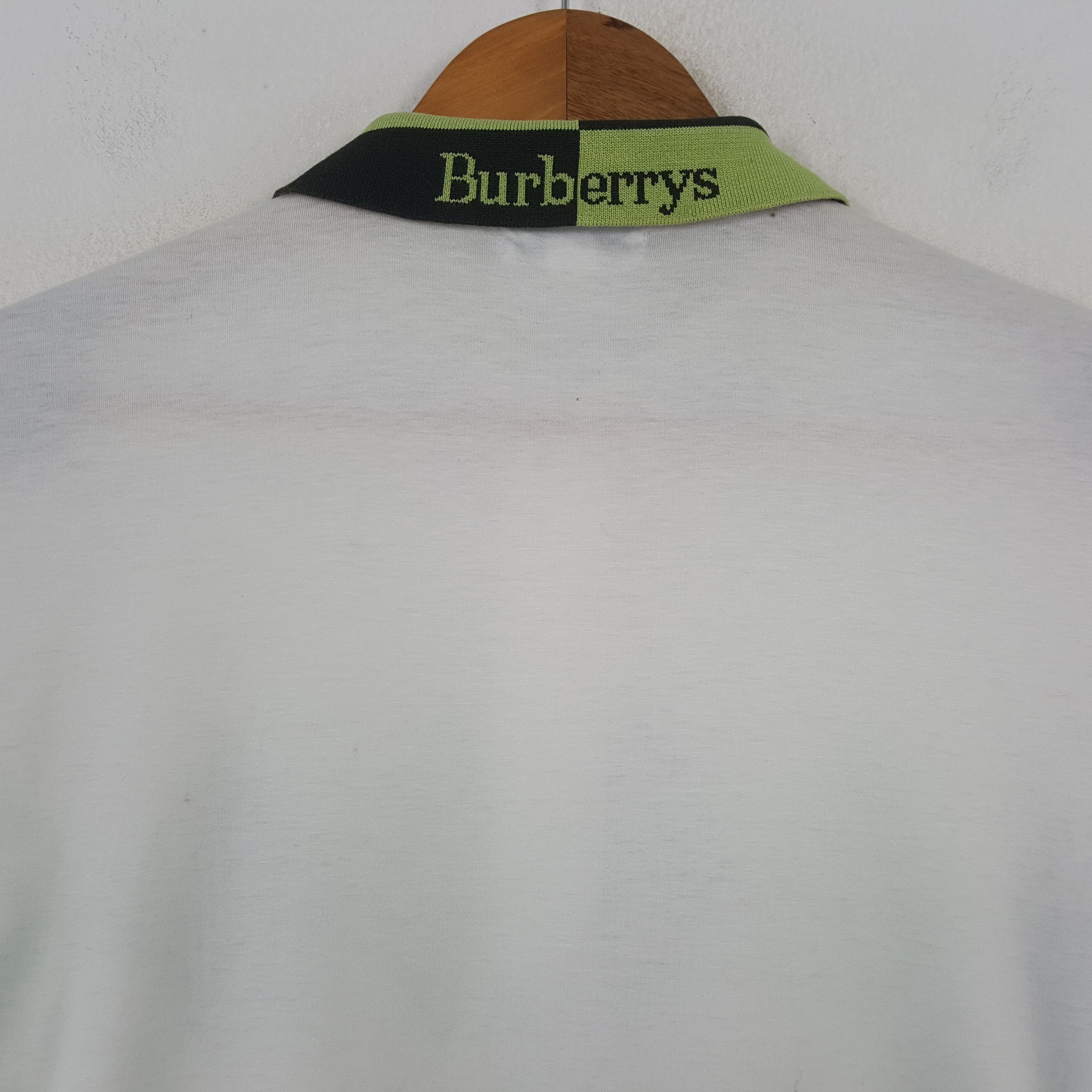 Burberry × Vintage Vintage Burberrys Fashion Brand Rare Polo Shirt C276N72 Size US M / EU 48-50 / 2 - 4 Thumbnail