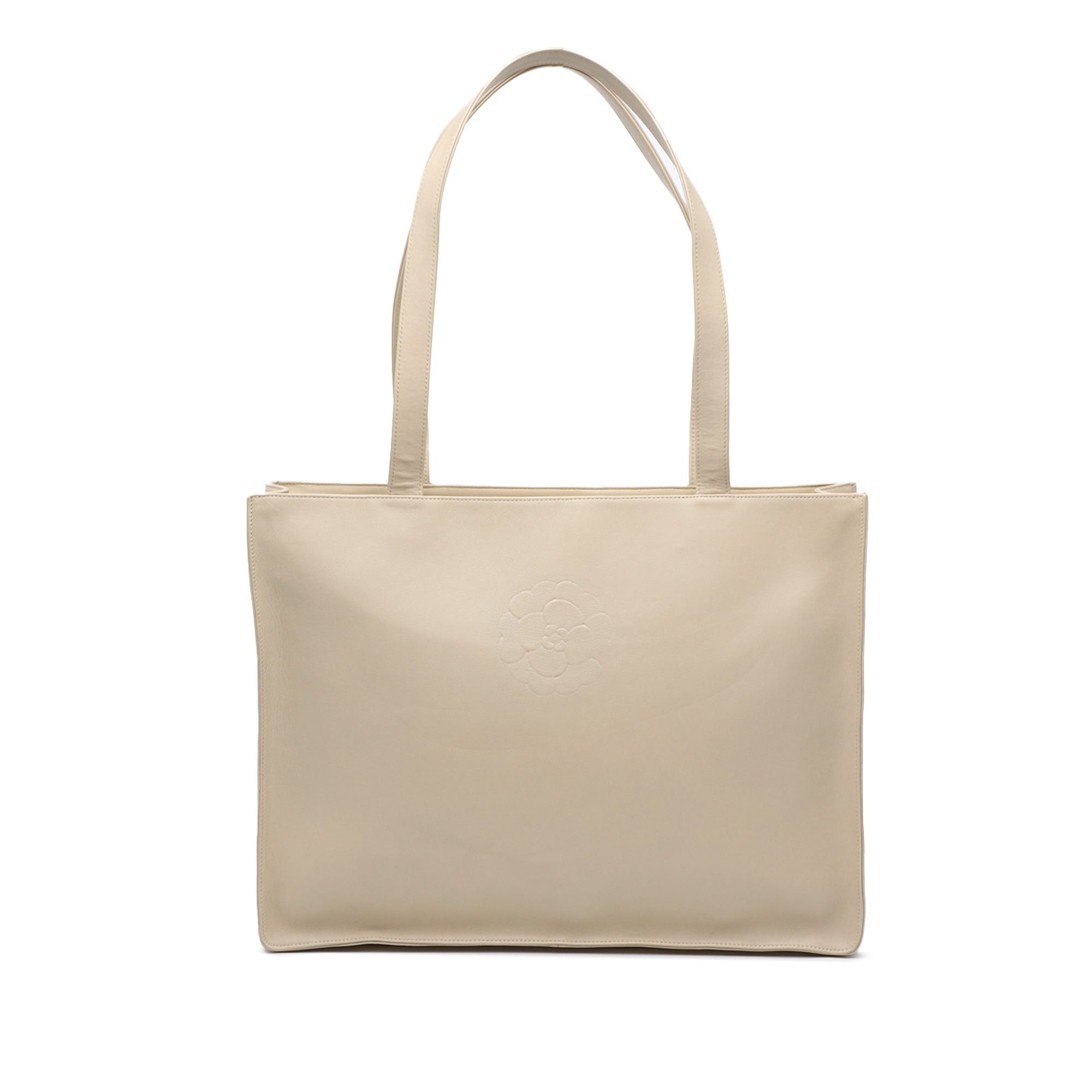 Chanel Lambskin Embossed CC Camellia Tote Size ONE SIZE - 1 Thumbnail
