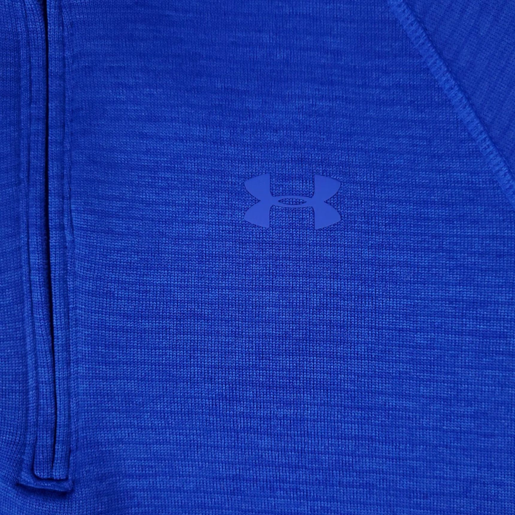 Under Armour Under Armour Coldgear Pullover Sweater Mens Medium Blue 1/4 Zip Long Sleeve Size US M / EU 48-50 / 2 - 2 Thumbnail