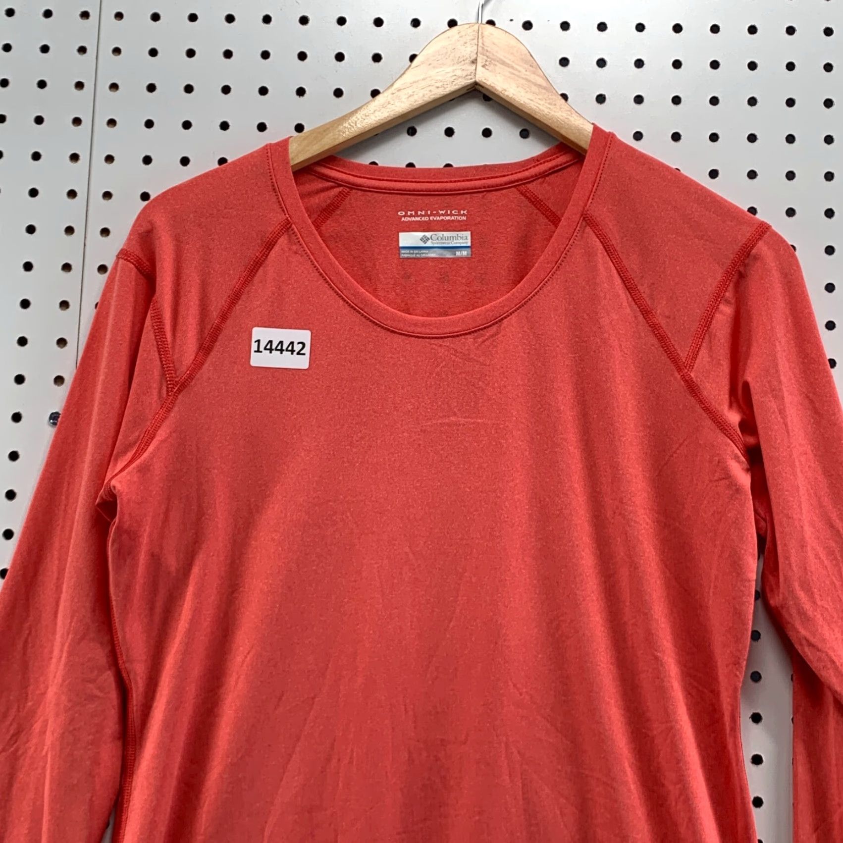 Altea Columbia Long Sleeve Omni Wick Teal Orange Size Medium Advanced Evaporation Tee Men M Orange Omni Wick Teal Orange Long Sleeve Shirt Mens Size US M / EU 48-50 / 2 - 2 Thumbnail