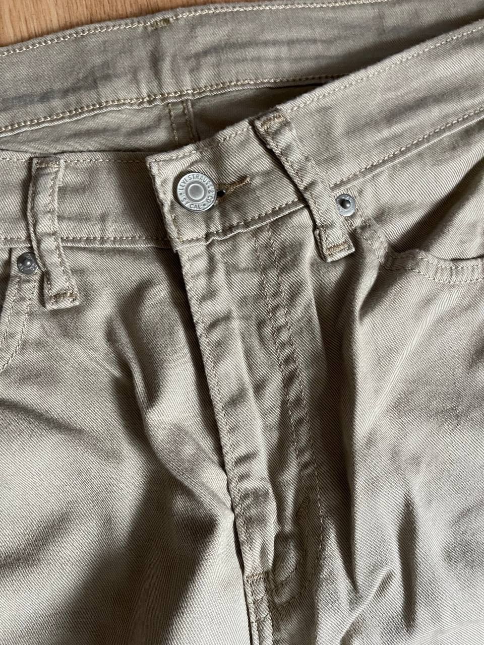 Denime Vintage Levis 514 Light Brown Jeans 34x32 Size US 34 / EU 50 - 11 Thumbnail