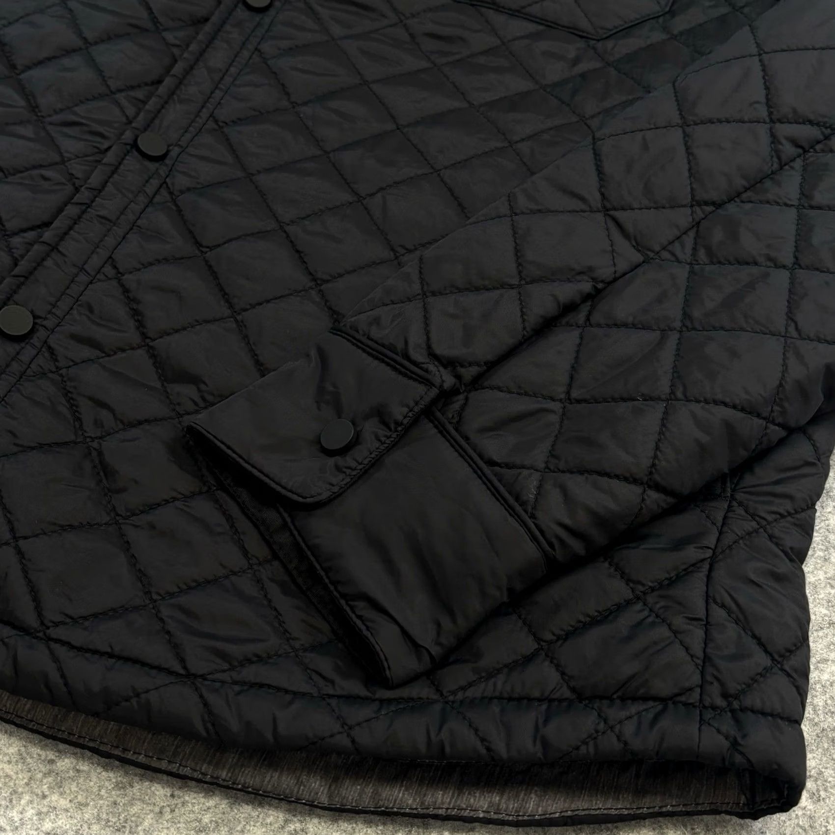 Superdry Superdry Jacket Mens 2XL Fuji quilted black Snap button Casual Lightweight Size US XXL / EU 58 / 5 - 3 Thumbnail