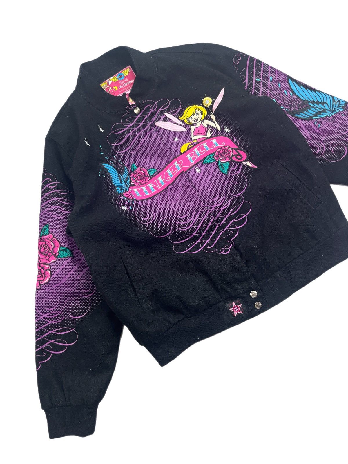 Disney × Vintage Vintage Tinkerbell NASCAR racing jacket | Grailed