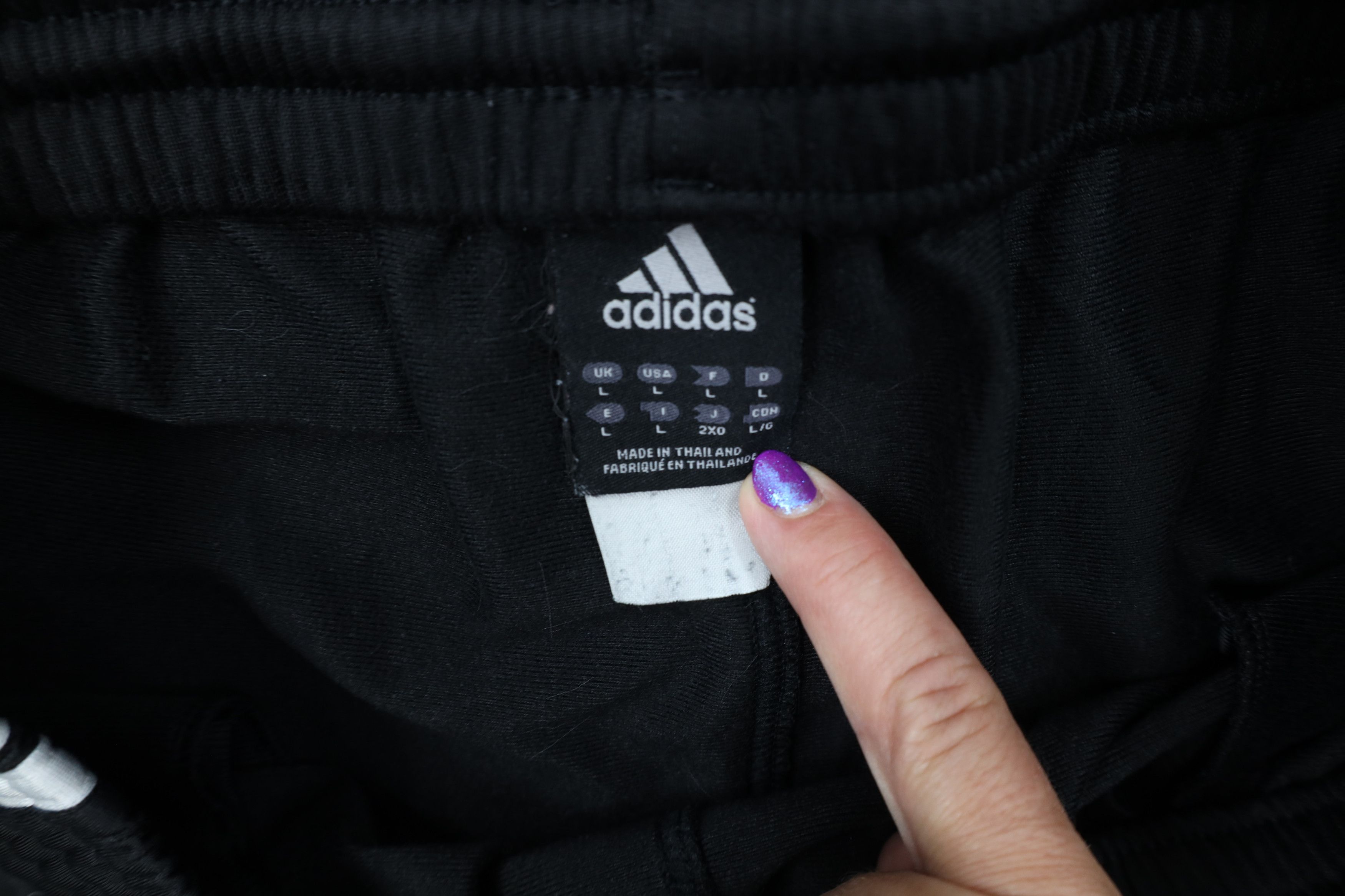 Adidas Vintage Adidas Spell Out Striped Wide Leg Sweatpants Pants Size US 36 / EU 52 - 9 Thumbnail
