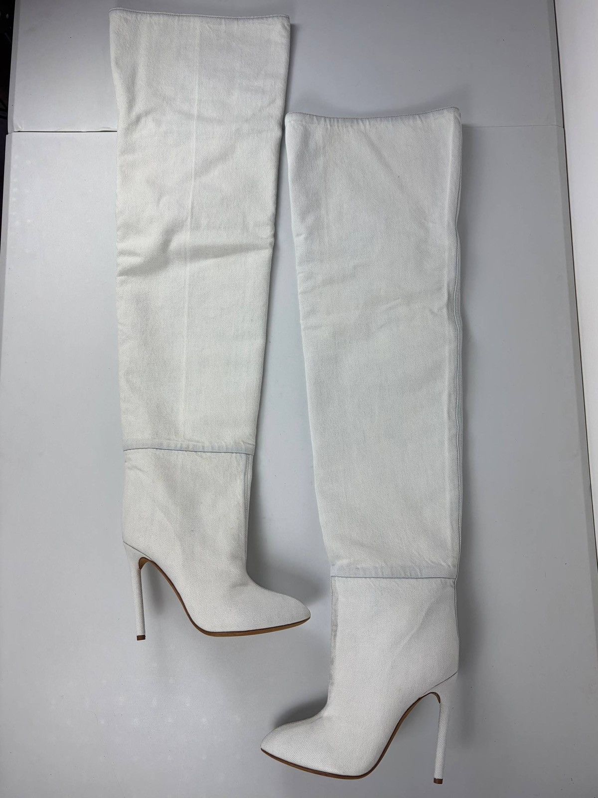 Yeezy 2016 Kanye West's YEEZY Season 4 bleached denim boots Size US 8 / IT 38 - 10 Thumbnail