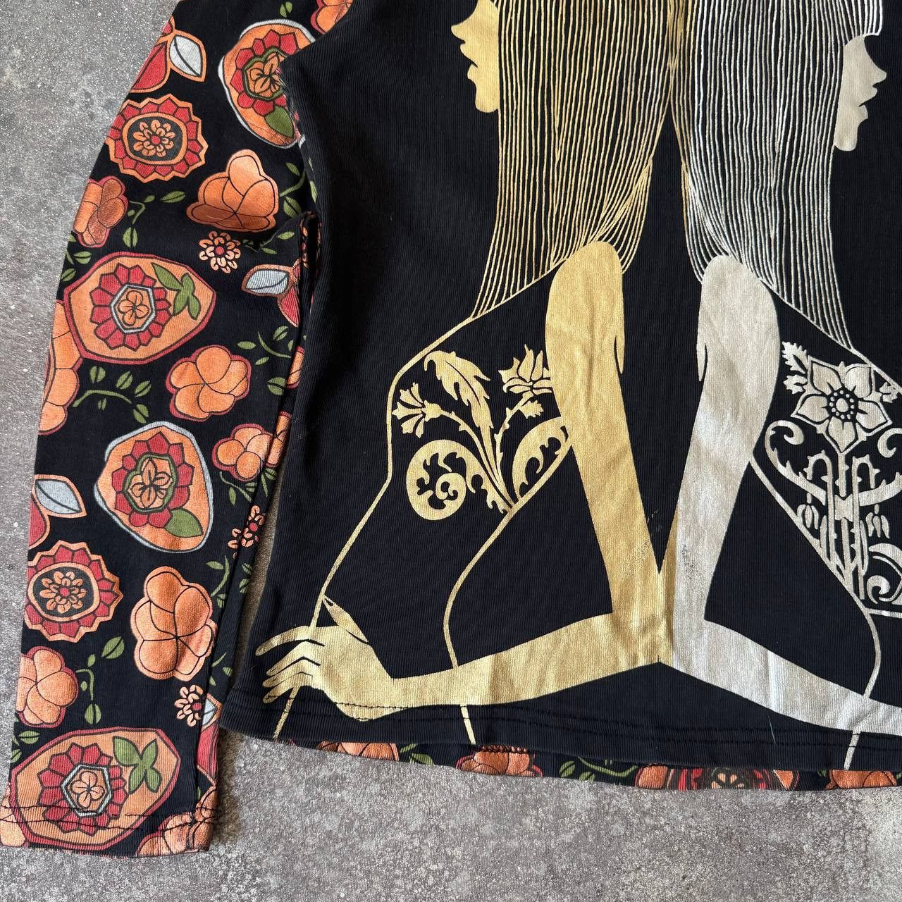 Custo Barcelona Custo Barcelona Archive Lady Printed Vintage Long Sleeve Top Size M / US 6-8 / IT 42-44 - 7 Thumbnail