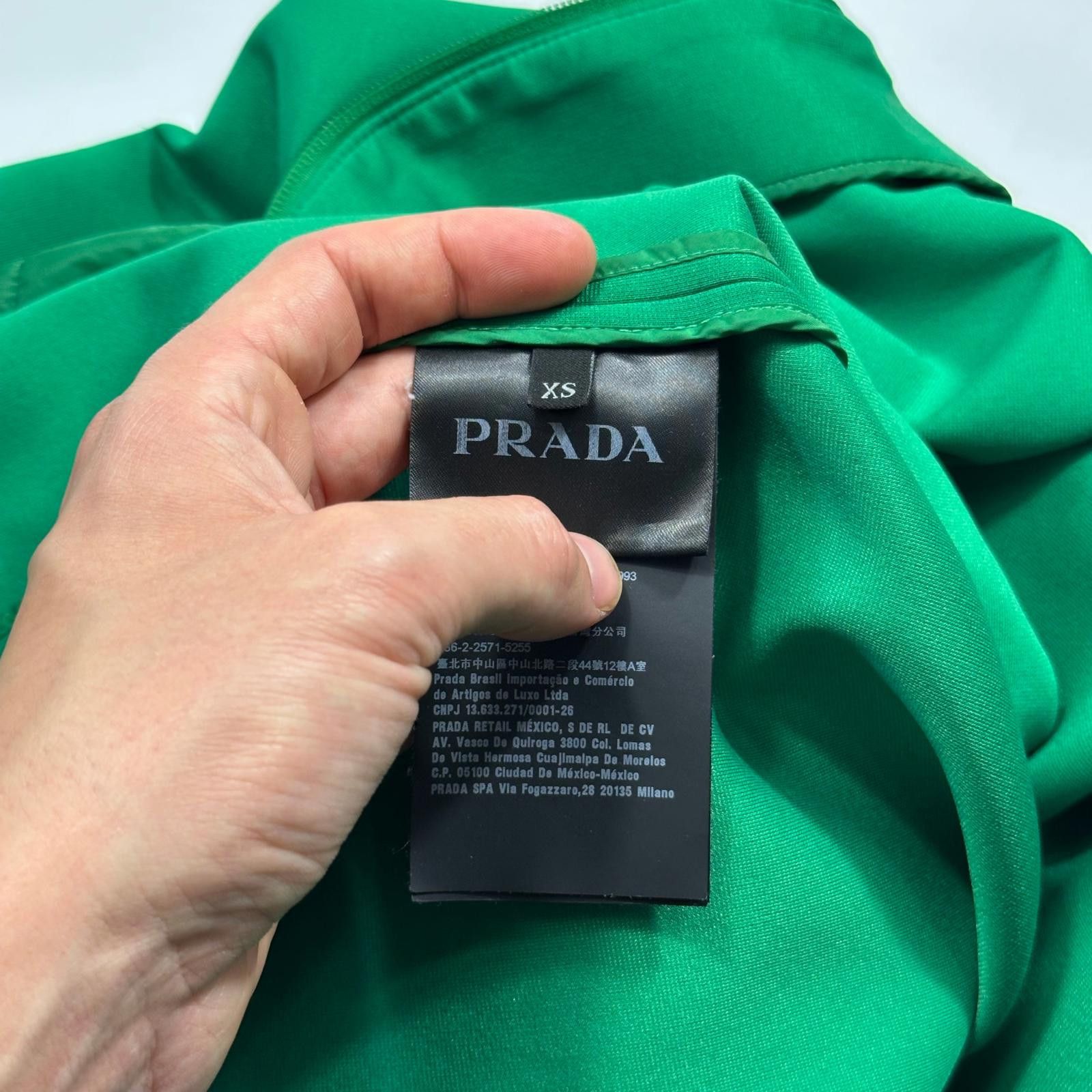Prada Prada 2018 Rubber Race Logo Technical Parka Jacket - XS (M) Size US M / EU 48-50 / 2 - 8 Thumbnail