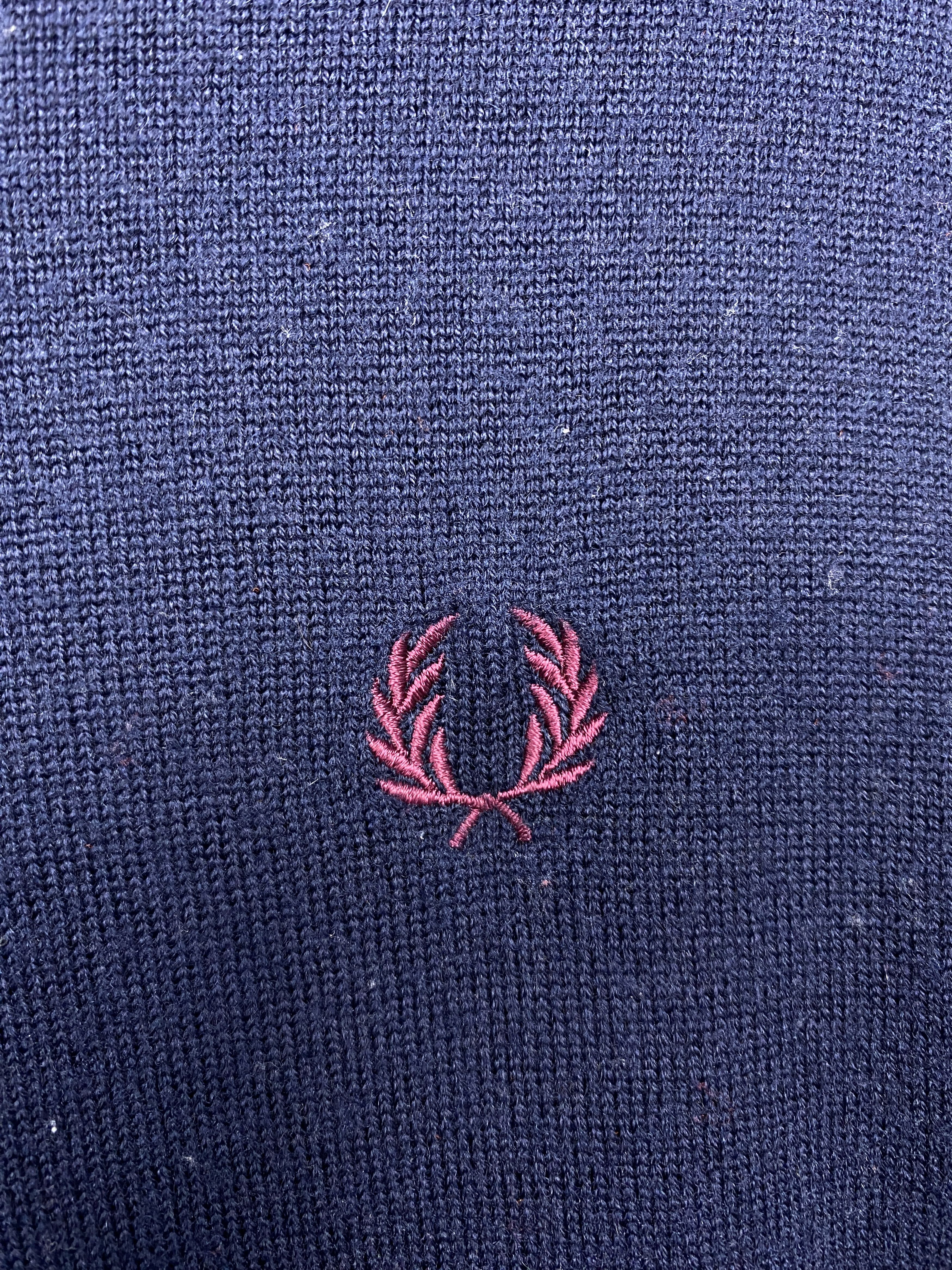 Fred Perry Fred Perry Vintage Mens Merino Wool Sweater Size US M / EU 48-50 / 2 - 3 Thumbnail
