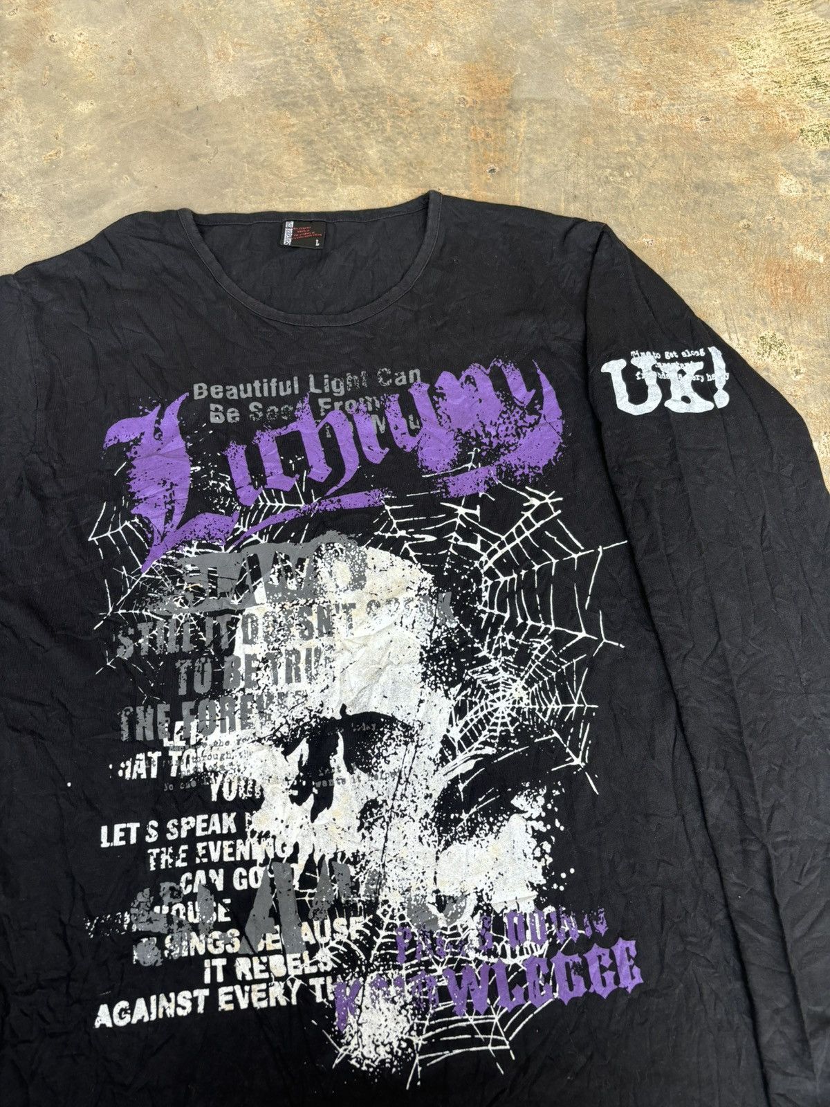 Hysteric Glamour Y2k The Breakers Poem Skull Ifsix Lgb Punk style Size US L / EU 52-54 / 3 - 3 Thumbnail