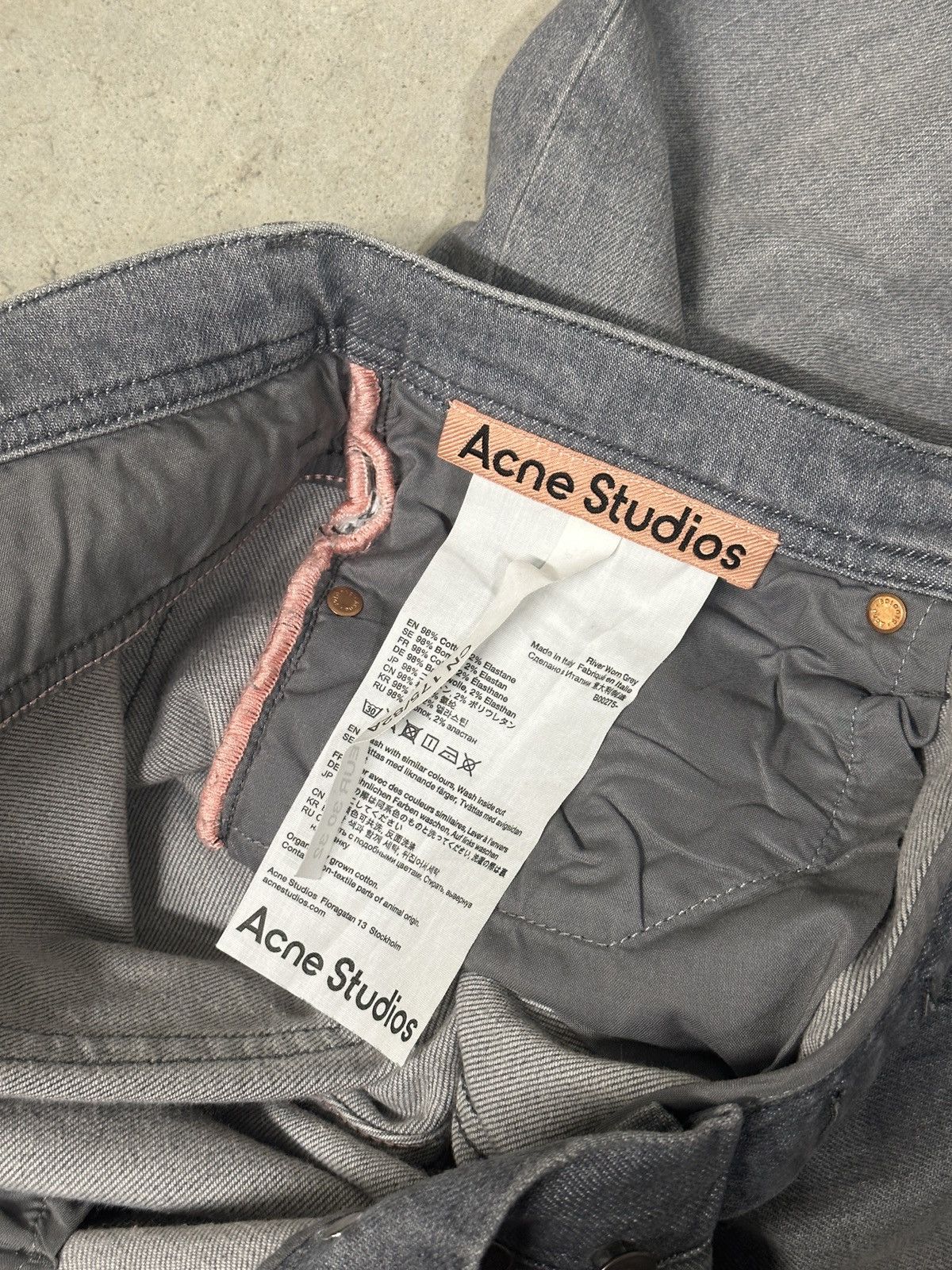 Acne Studios Acne Studios River Grey denim Size US 28 / EU 44 - 6 Thumbnail
