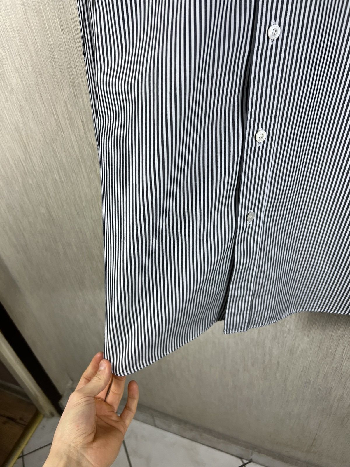 Tom Ford Tom Ford striped casual shirt with french cuff luxury cuffs Size US L / EU 52-54 / 3 - 18 Thumbnail