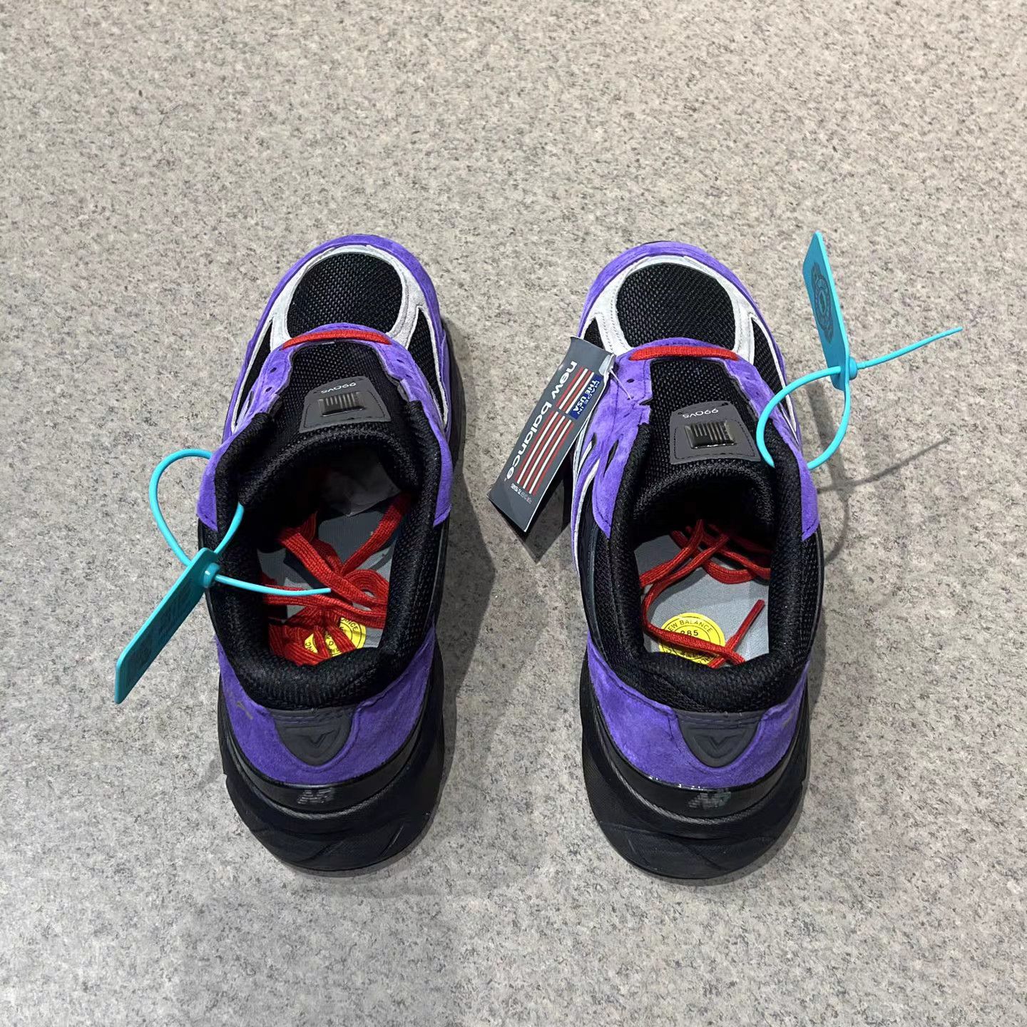 New Balance New Balance 990v5 Leonard PE Black & Purple Sneakers K15 Size US 11.5 / EU 44-45 - 7 Thumbnail