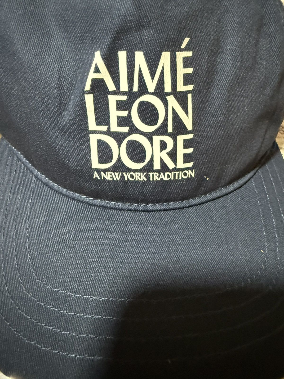 Aime Leon Dore Aime Leon Dore ALD Stacked Logo Hat Cap Navy Cotton SnapBack Size ONE SIZE - 6 Thumbnail