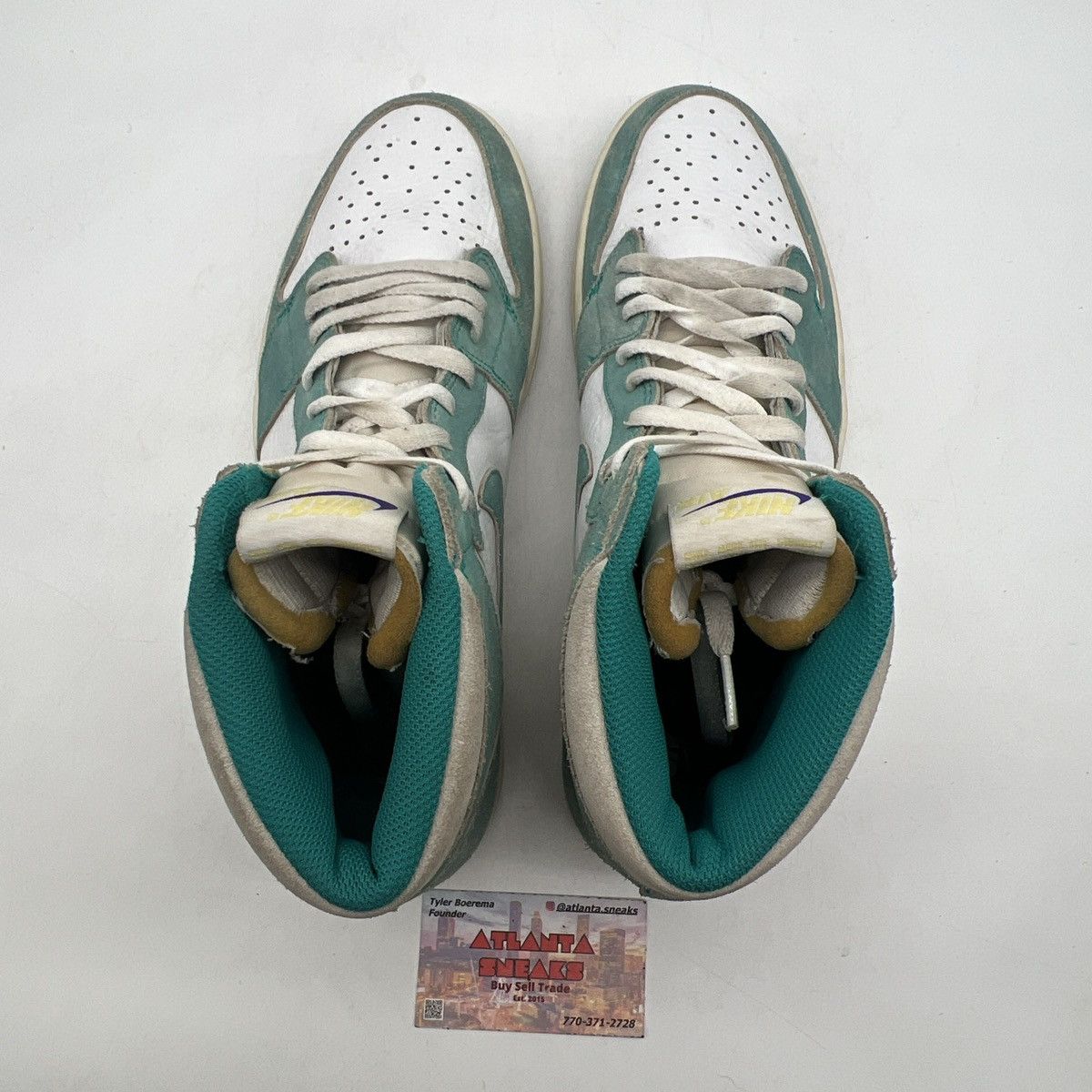 Nike Air Jordan 1 high turbo green Size US 13 / EU 46 - 6 Thumbnail