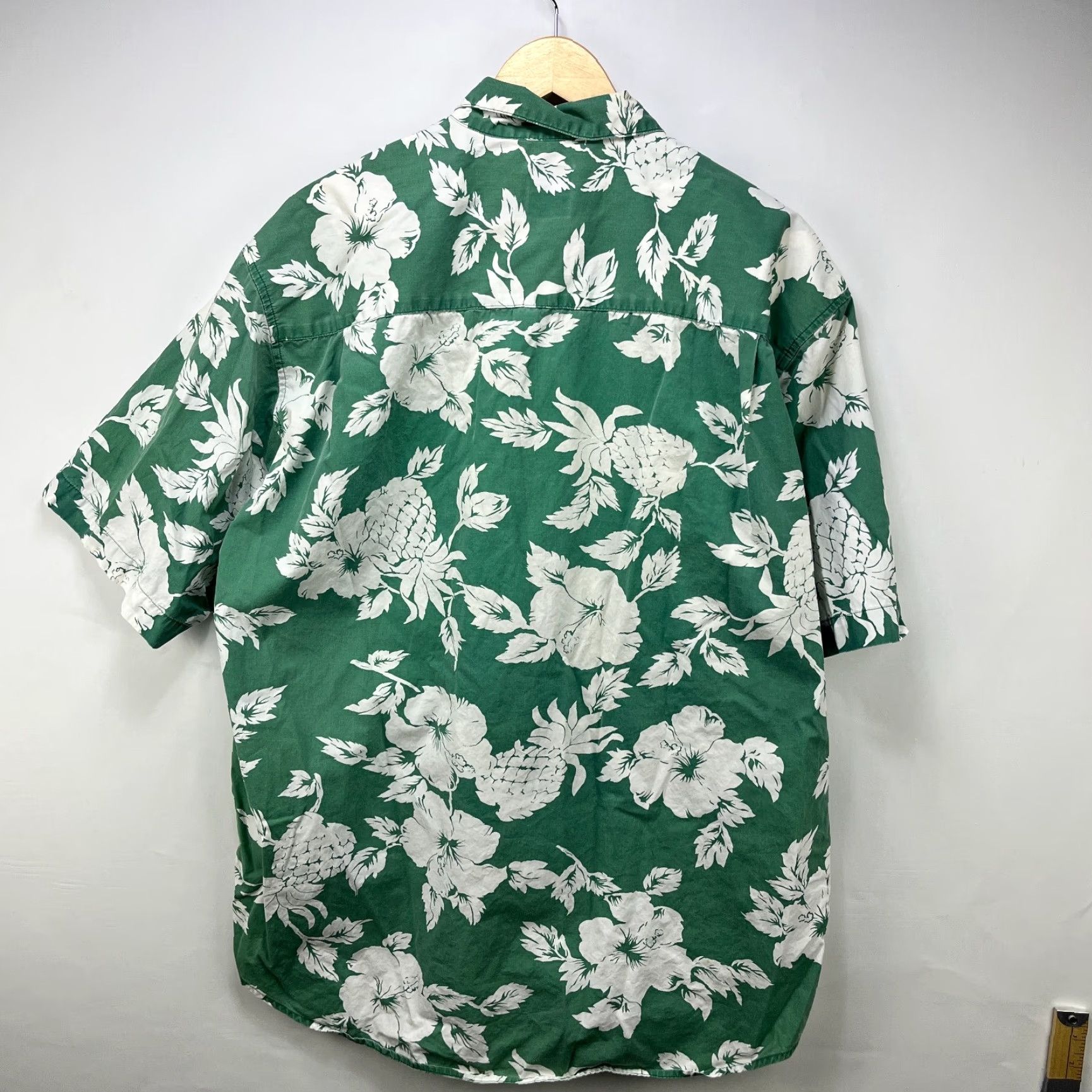 Gap VINTAGE Gap Hawaiian Flower Button-Up Shirt XL Mens Green 90s T-Shirt Size US XL / EU 56 / 4 - 5 Thumbnail