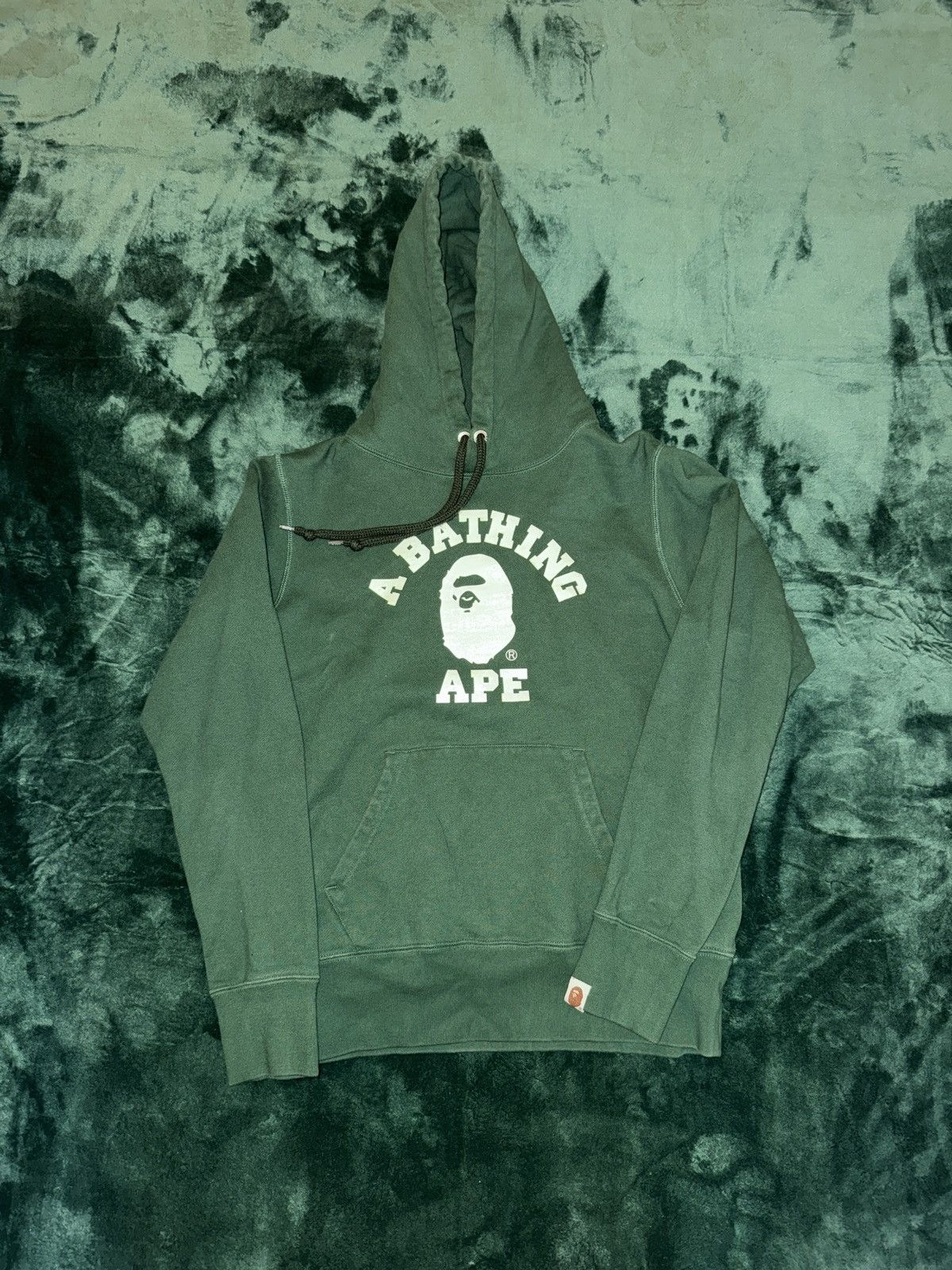 Bape Green Bape Hoodie Size US S / EU 44-46 / 1 - 1 Thumbnail
