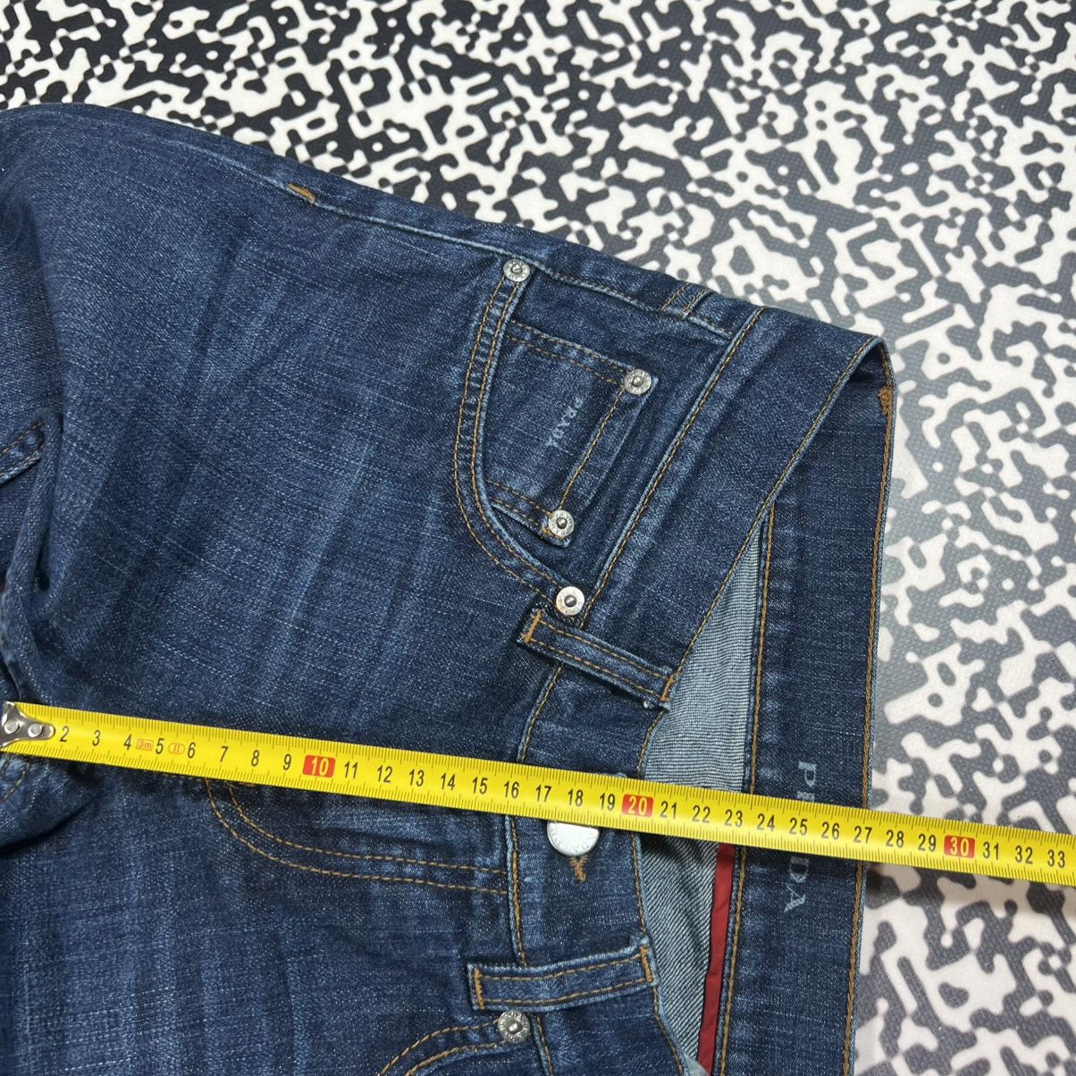 Prada Vintage Y2K Prada Logo Luxury Casual Jeans Size 26" / US 2 / IT 38 - 19 Thumbnail