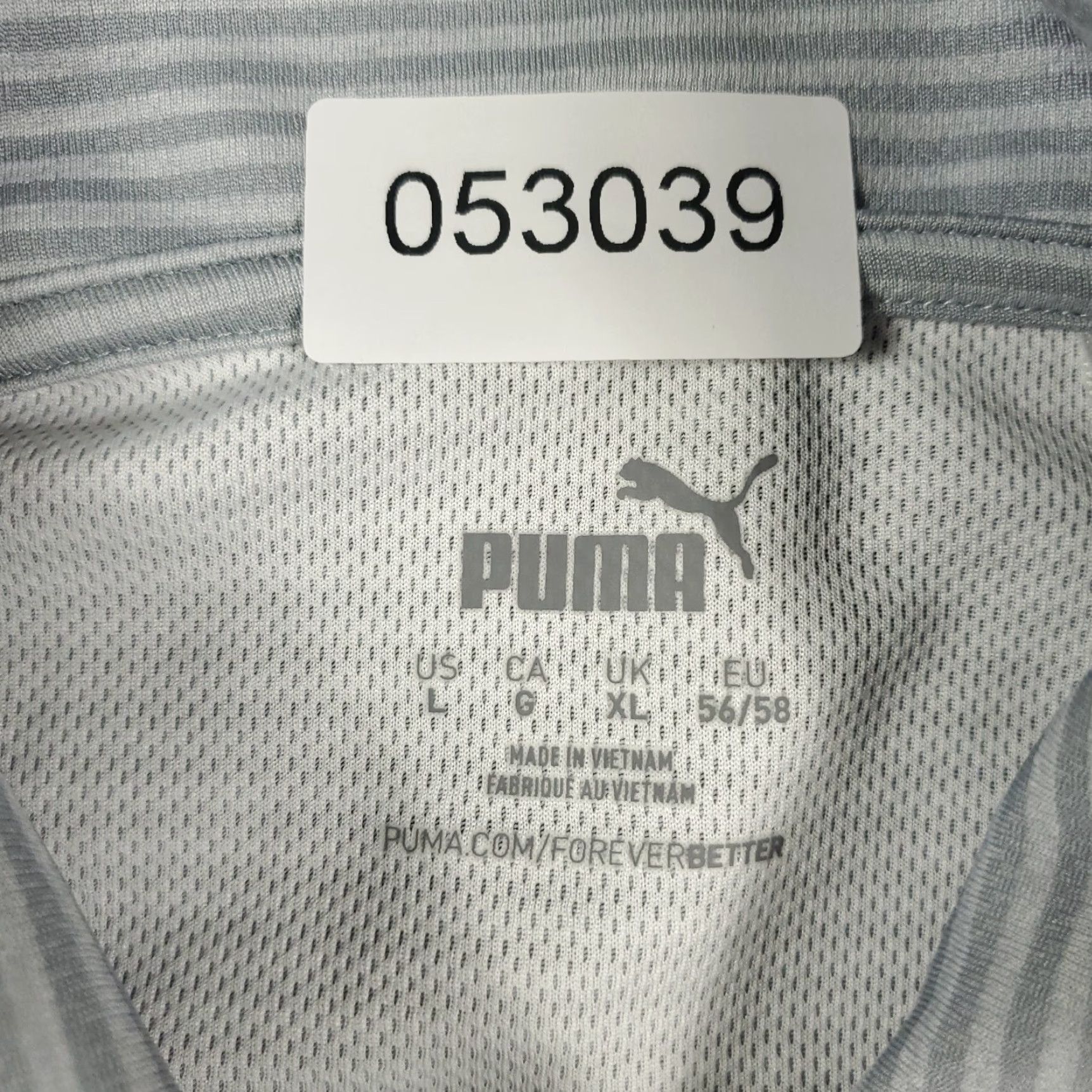 Puma Puma Polo Shirt Mens Size Large Gray Striped Golf Casual Short Sleeve Adult Polo Shirt Mens Size Large Gray Striped Golf Casual Short Sleeve Adult Size US L / EU 52-54 / 3 - 6 Thumbnail