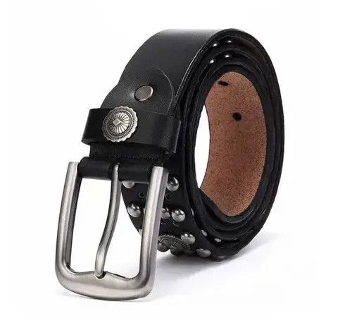 Other Metal Rivet Cowboy Belt Size ONE SIZE - 4 Thumbnail