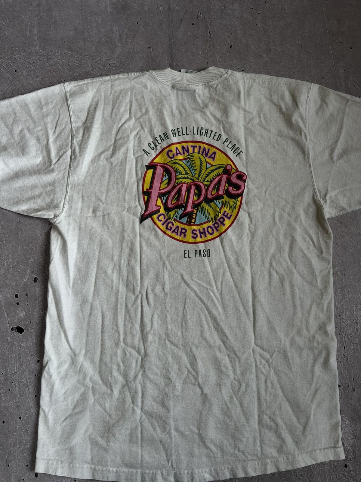 Other Rare Vintage T-Shirt Papais Papas White Size L Size US L / EU 52-54 / 3 - 11 Thumbnail