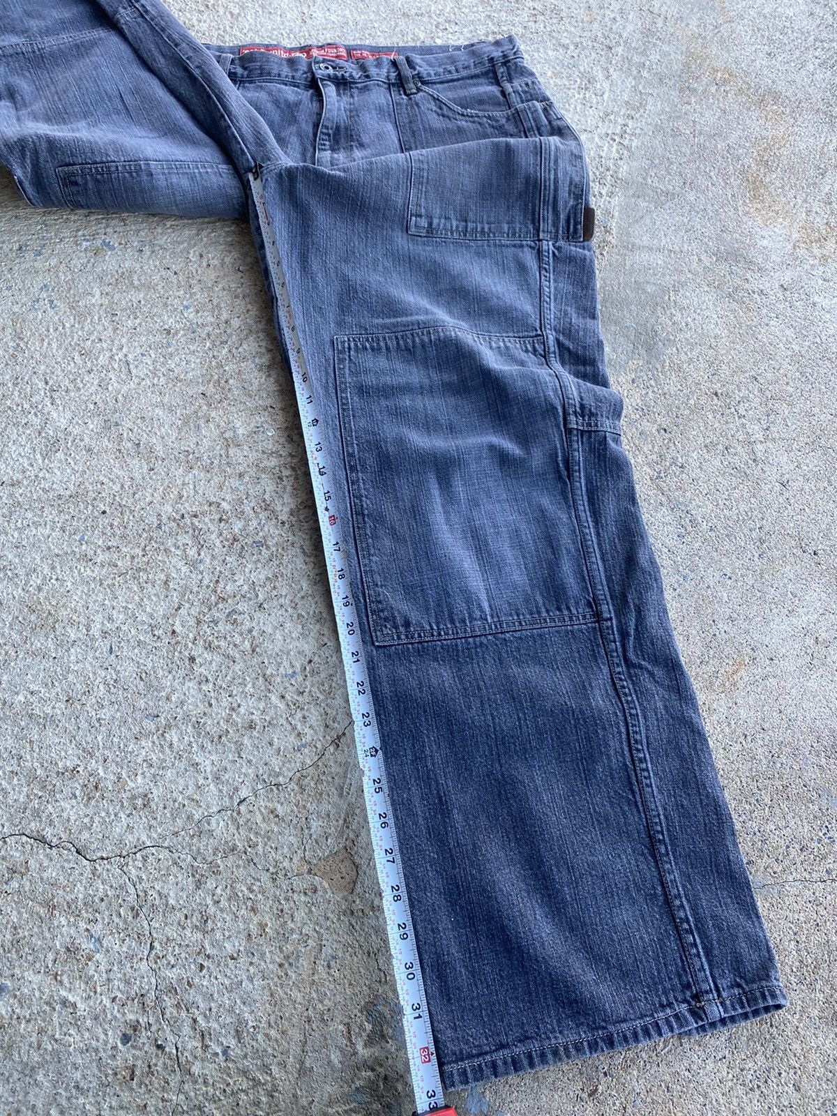 Ecko Unltd. × Japanese Brand × Vintage Vintage Y2K Ecko Baggy Double Knee Denim Jnco Style Jeans Size US 38 / EU 54 - 19 Thumbnail
