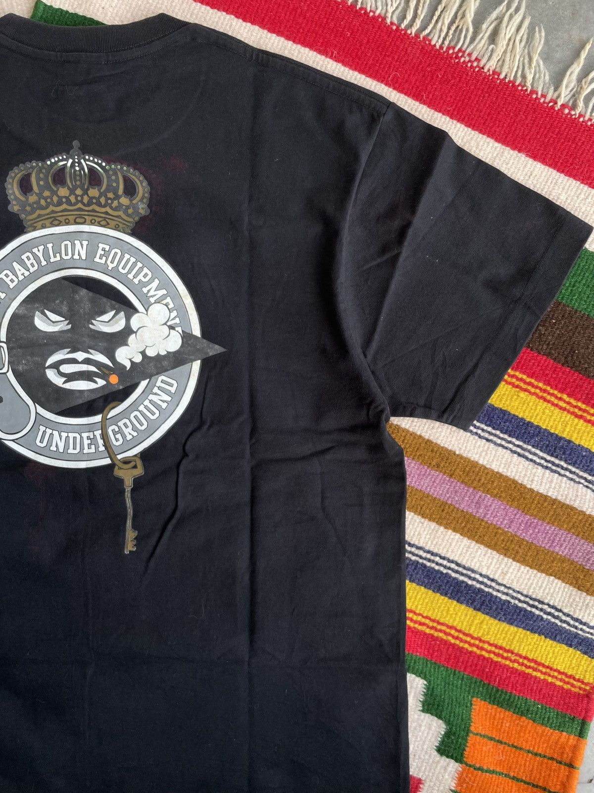 Japanese Brand × Nitraid × Vintage VTG Nitraid Anti Babylon Equipment Tee Size US M / EU 48-50 / 2 - 7 Thumbnail
