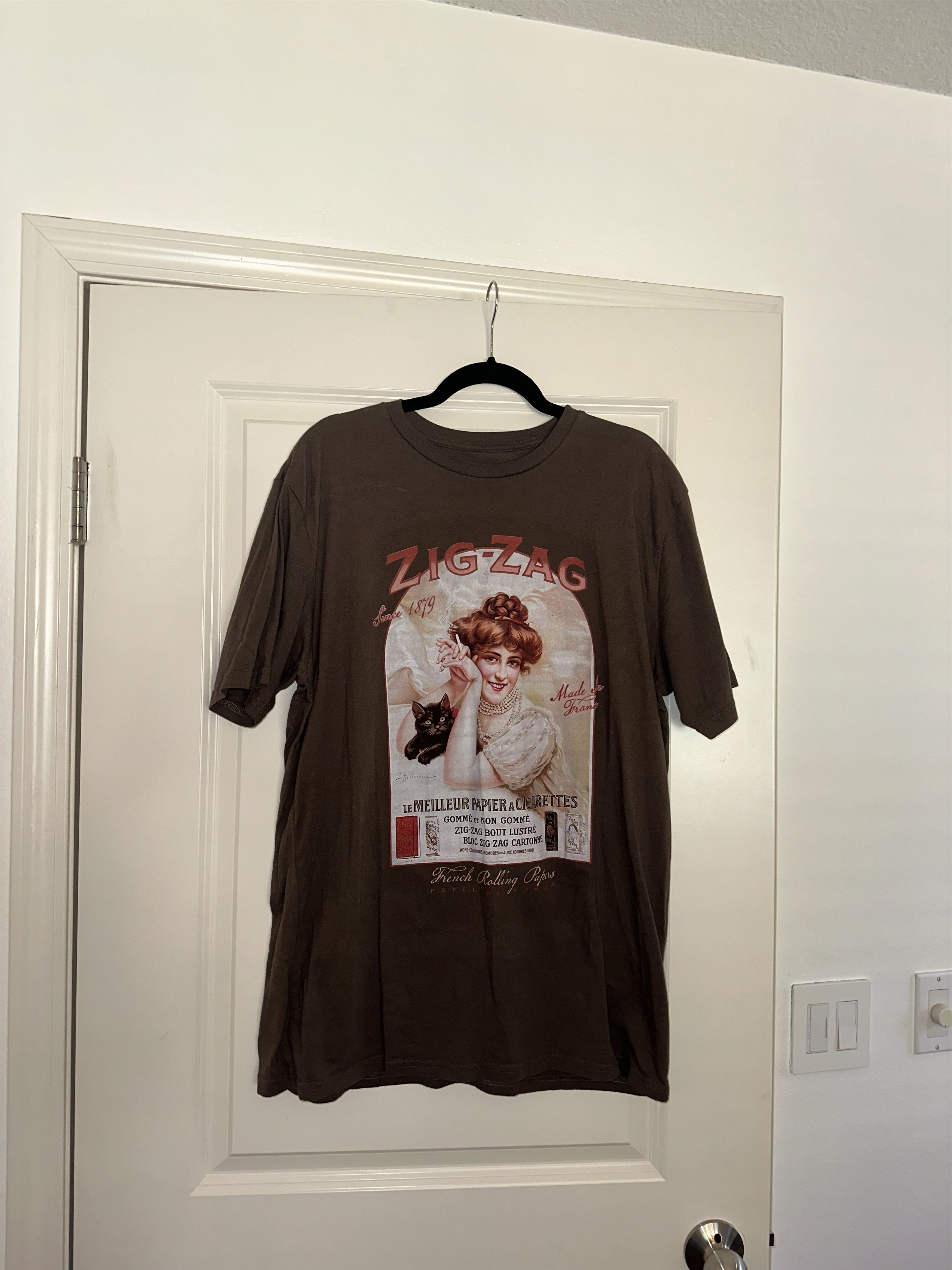 Other ZIG-ZAG MS. FRENCH T-SHIRT - XXL - DARK BROWN Size US XXL / EU 58 / 5 - 7 Thumbnail