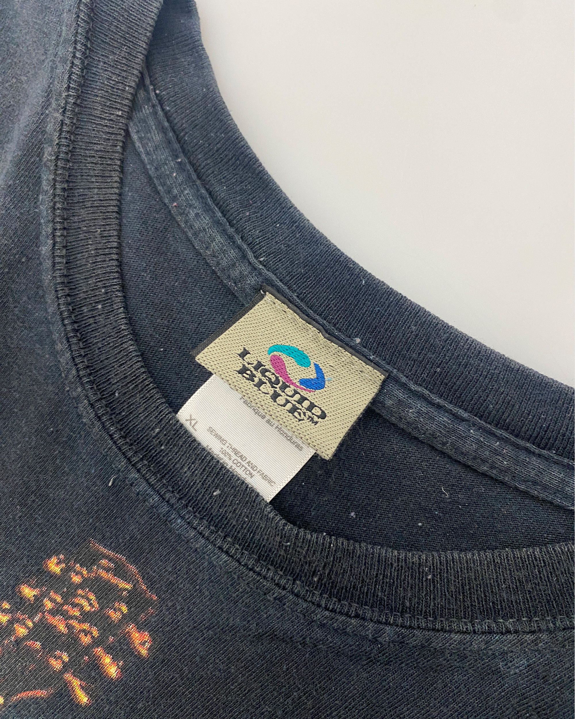 AC/DC 2000s Hells Bells Tie Dye Band T-Shirt Size US XL / EU 56 / 4 - 6 Thumbnail