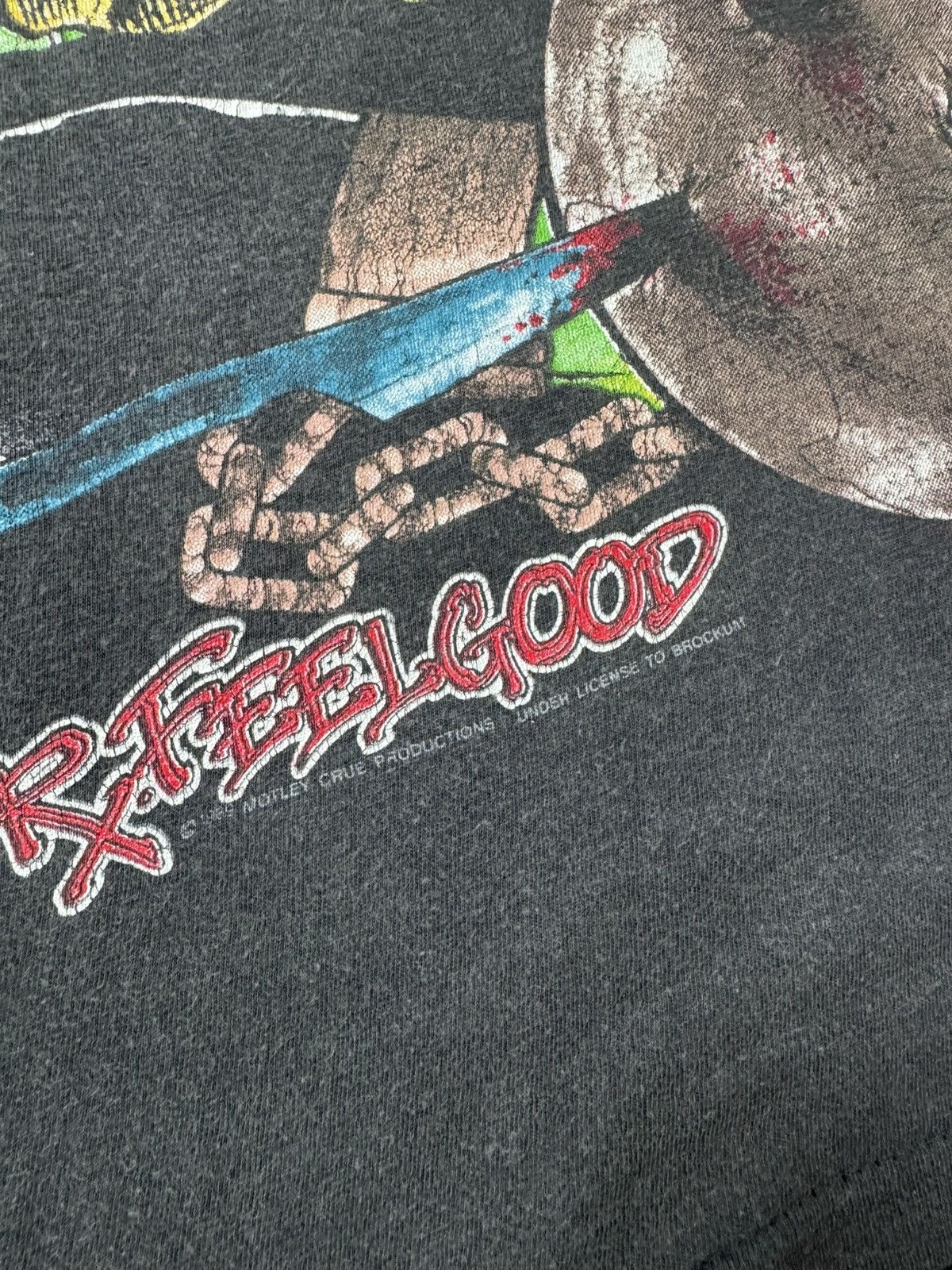 Vintage Vintage Motley Crue 1989 Dr FeelGood Pushead Size US L / EU 52-54 / 3 - 2 Thumbnail