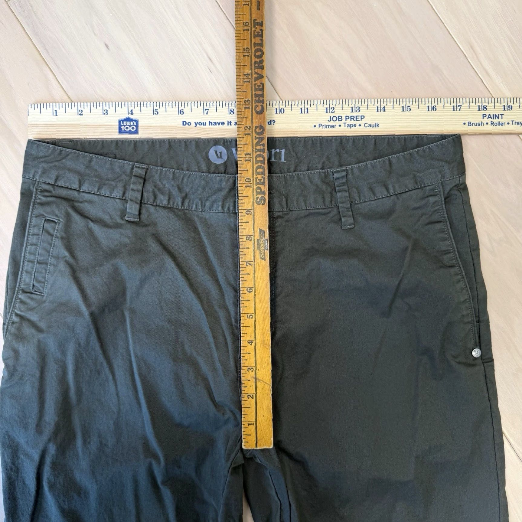 Vuori Vuori Collins Chino Pants 34 Green Cotton Minimalist Athleisure Golf Voouri? (correct brand Vuori) Size US 34 / EU 50 - 6 Thumbnail
