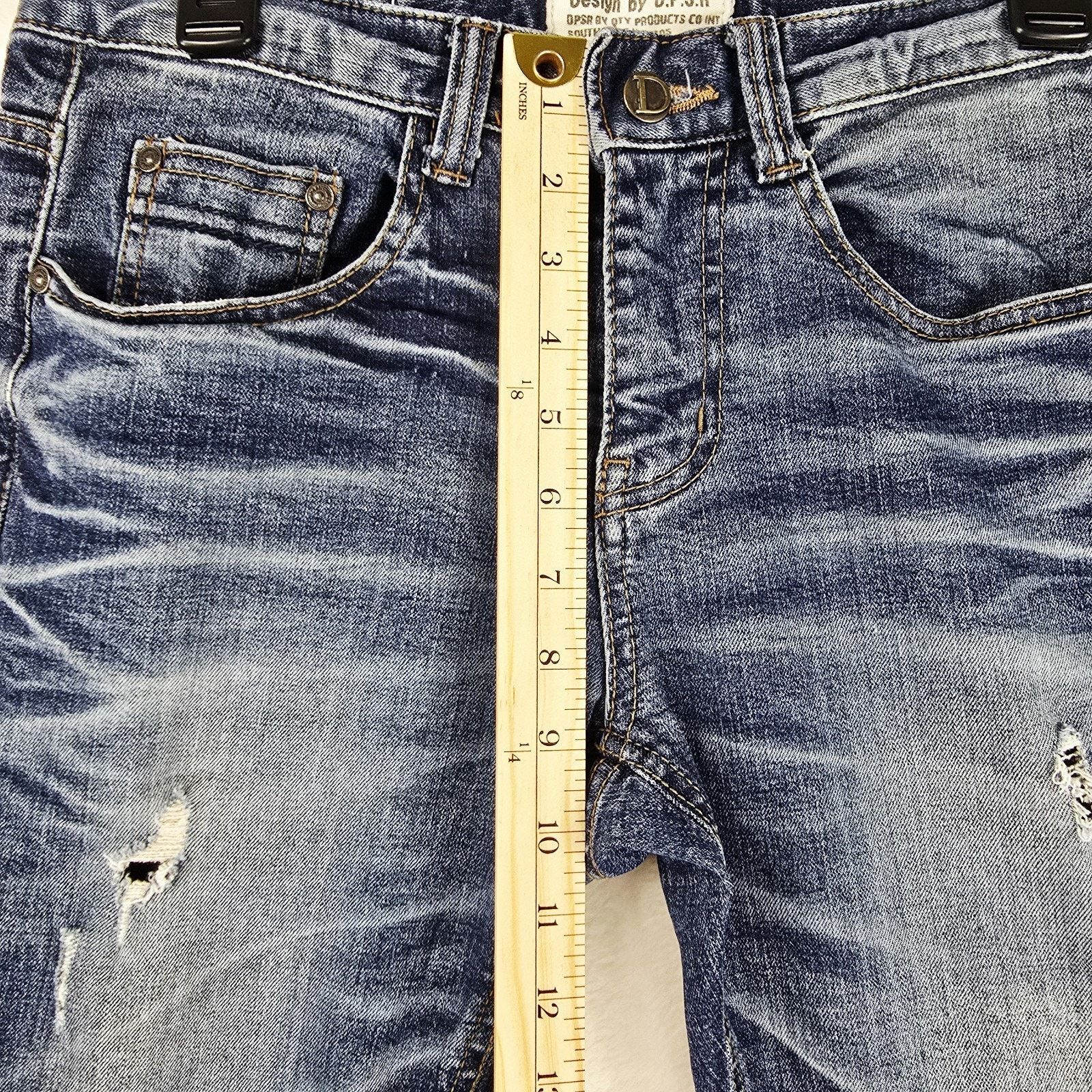 Other DPSR Distressed Skinny Straight Jeans Denim Size Small 31x32 Size US 31 - 14 Thumbnail
